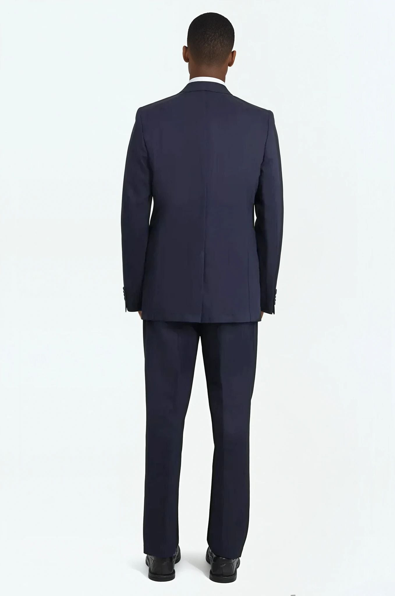 SINGLE BREASTED RELAXED SUIT JACKET X PANT | NAVY - 3