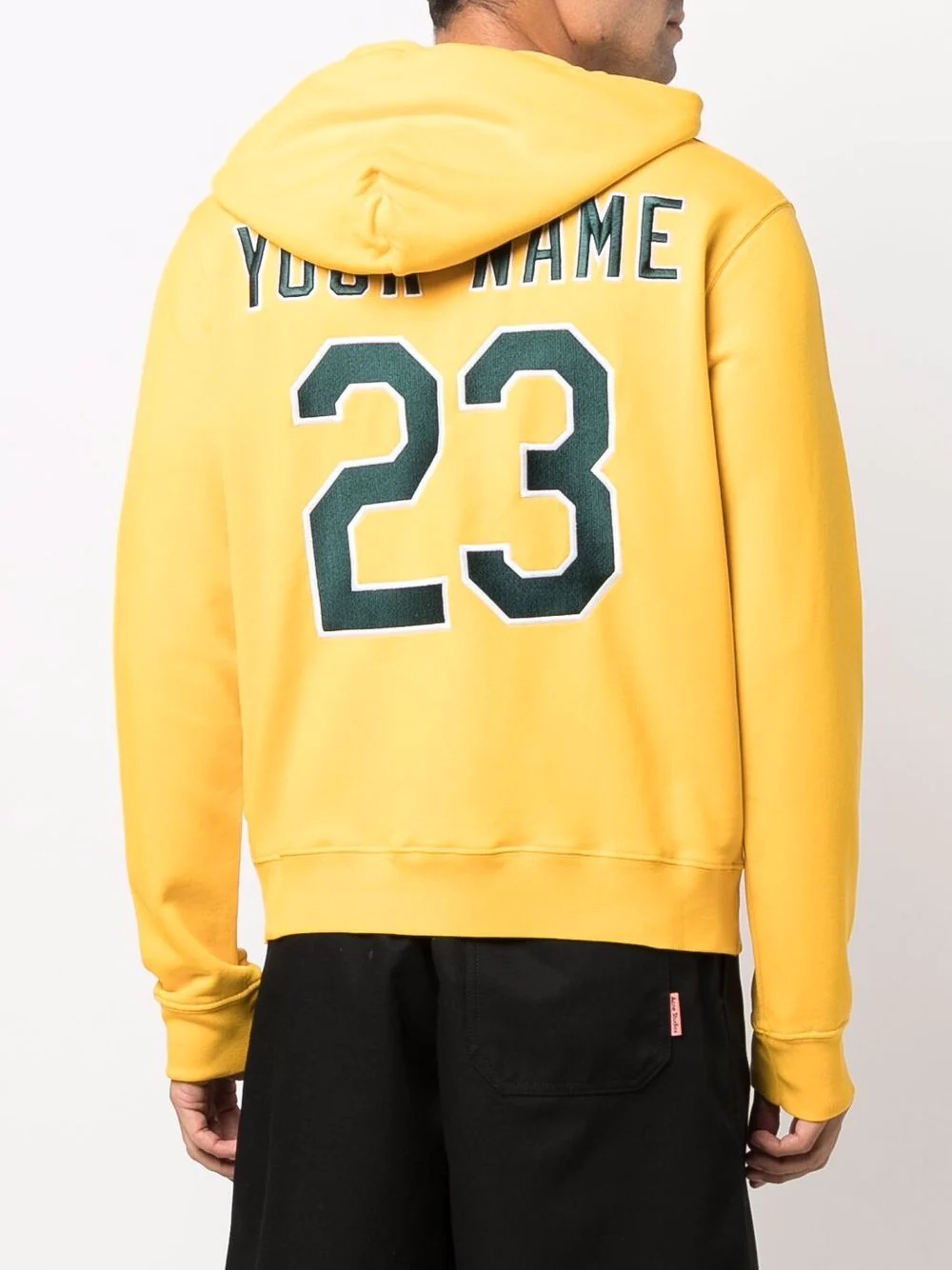 Hands Off-print hoodie - 4