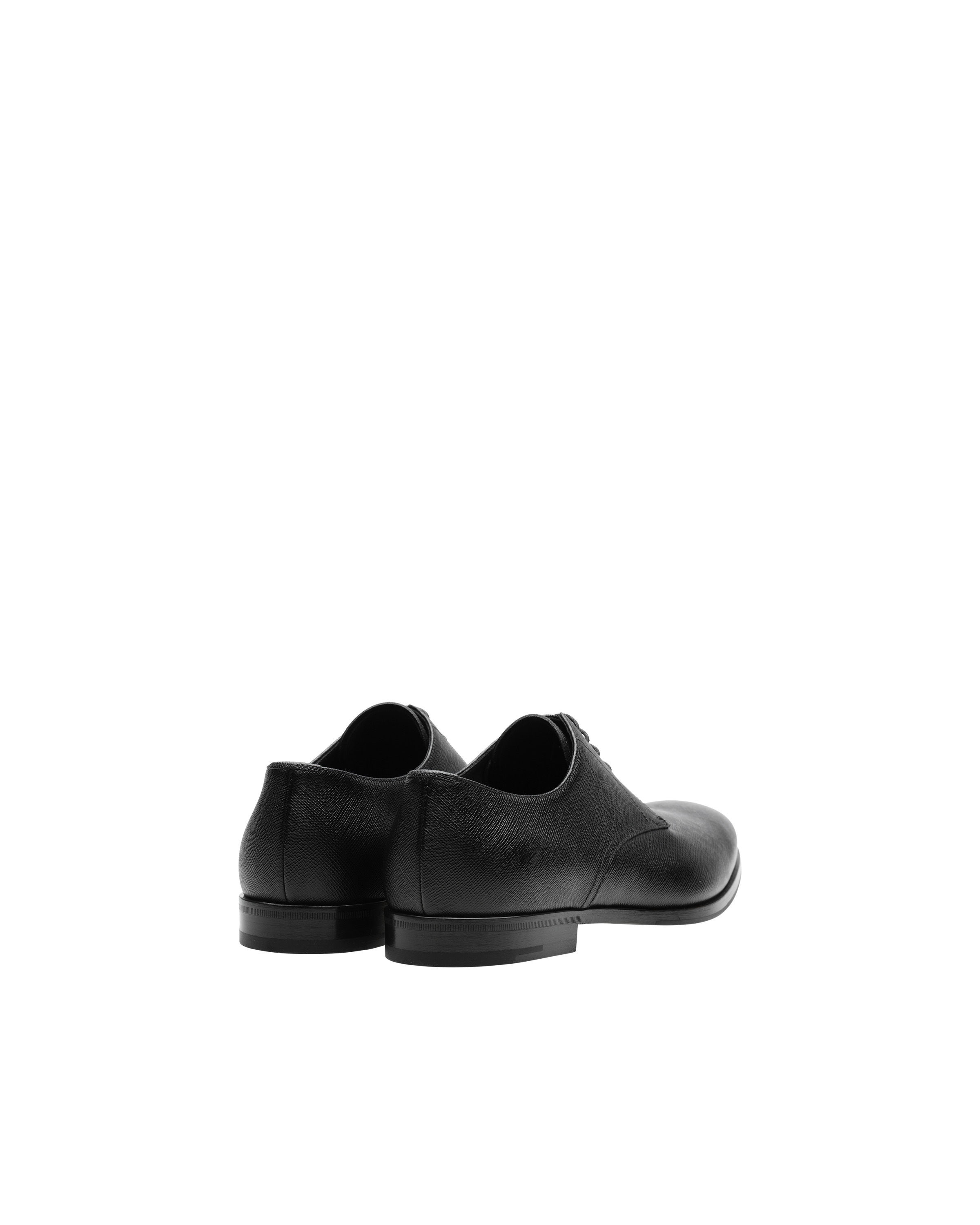 Saffiano leather derby shoes - 4