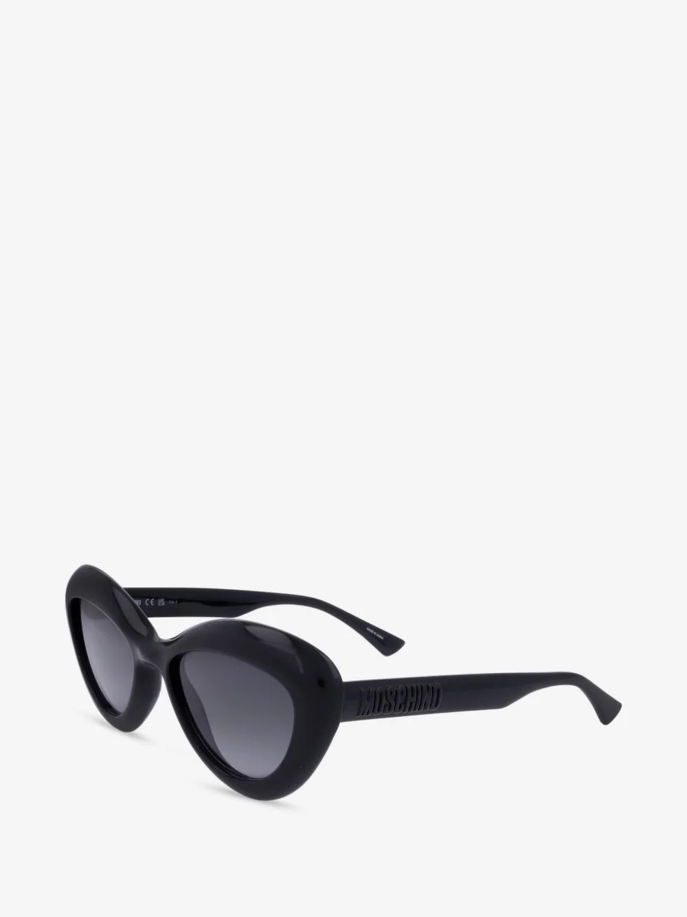 cat-eye logo-embossed sunglasses - 1