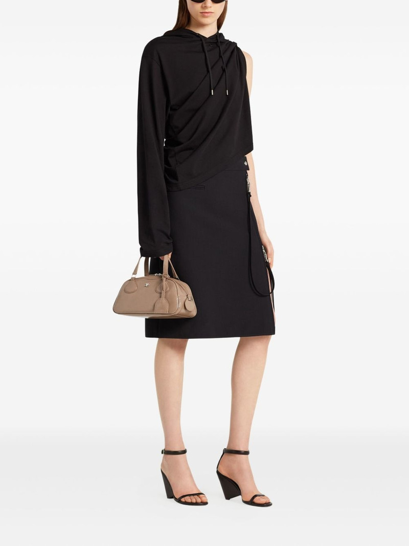 courrèges Friday leather shoulder bag outlook