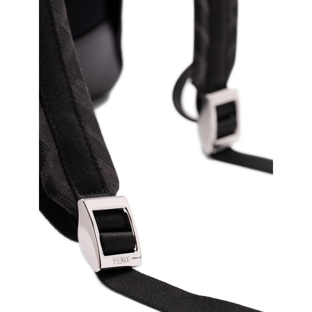 Fendi Black Backpacks Men - 6