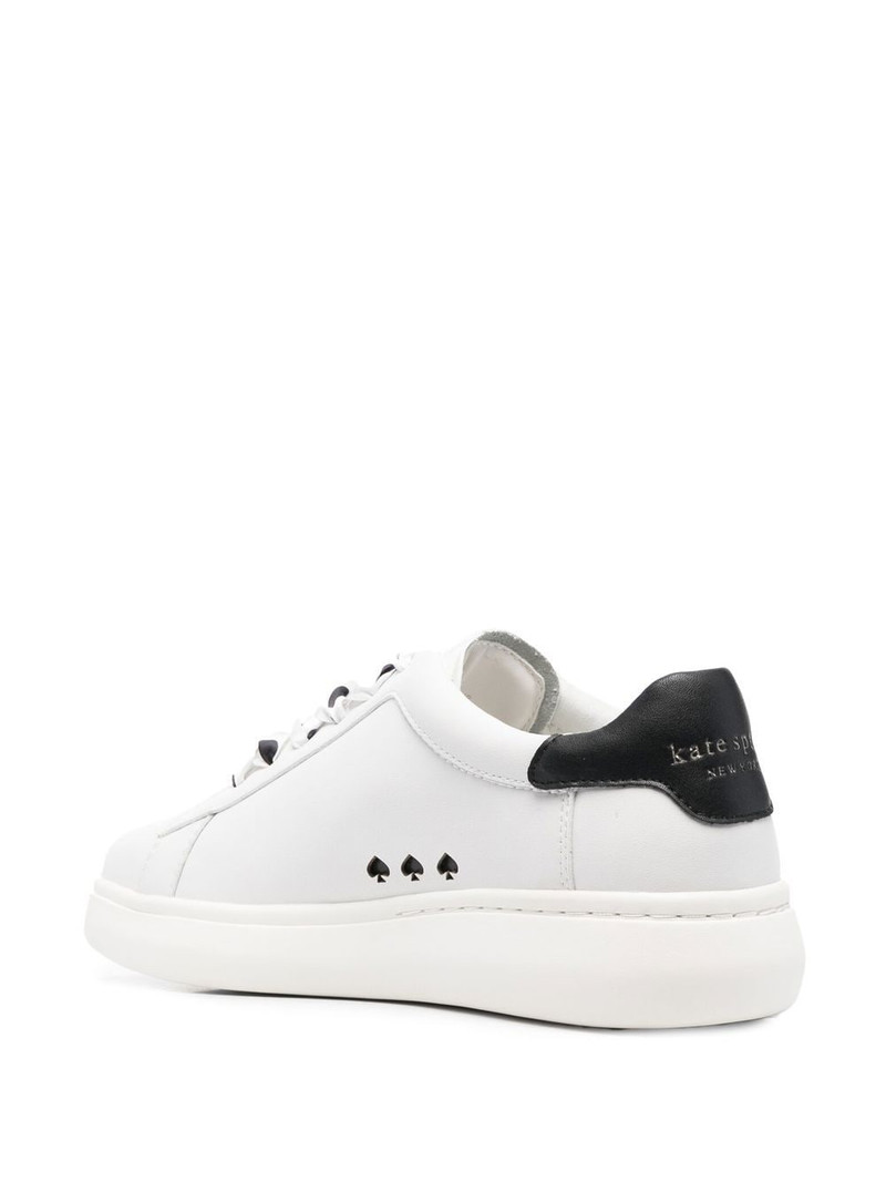 polka-dot lace leather sneakers 3