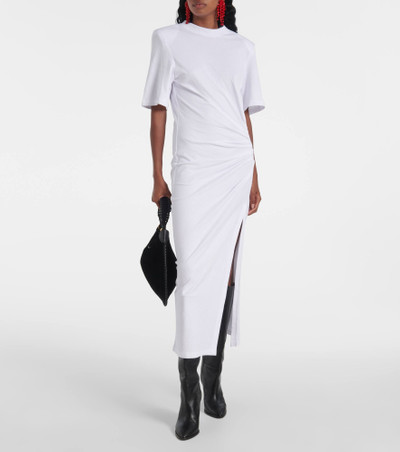 Isabel Marant Lexia gathered cotton midi dress outlook