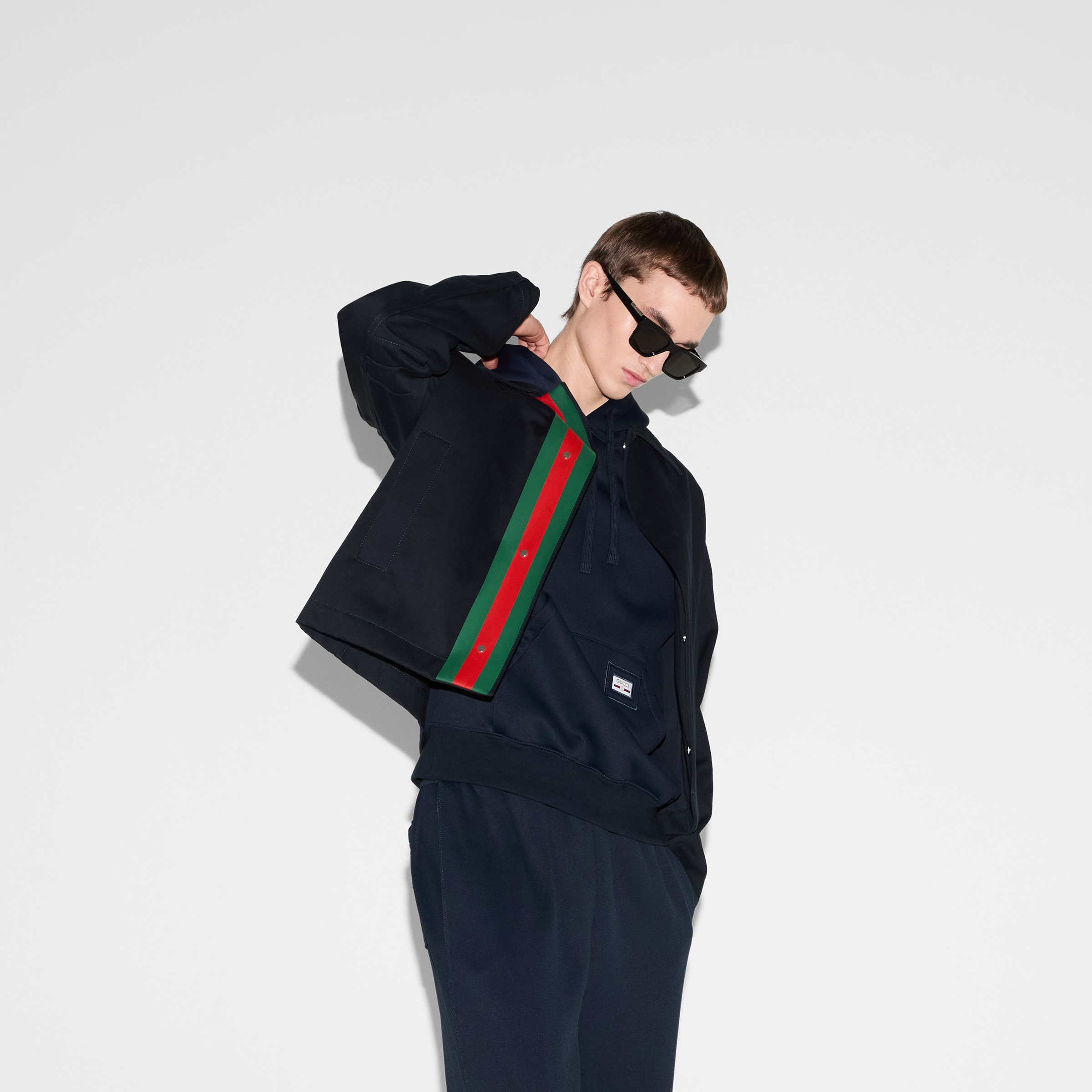 Technical nylon jersey sweatshirt - 6