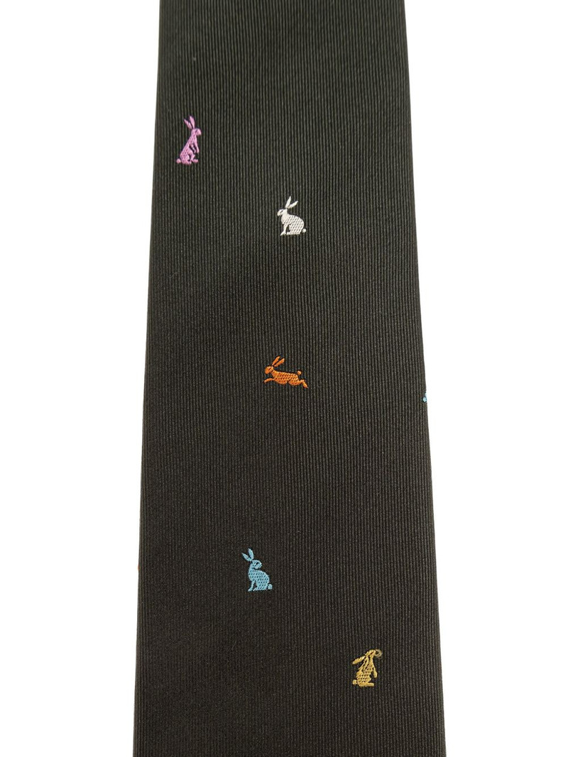 Paul Smith rabbit silk tie outlook