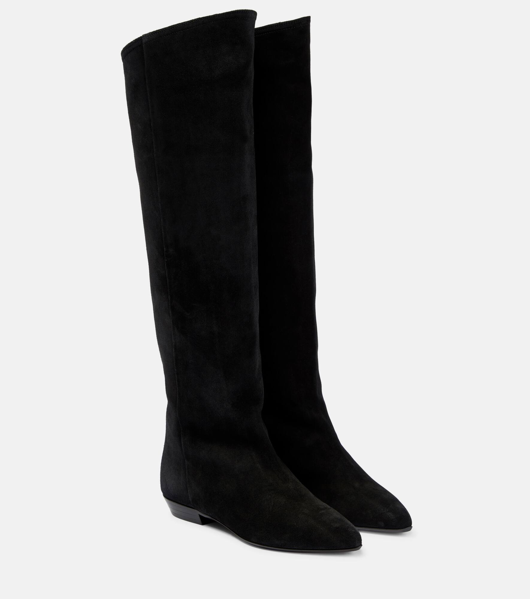 Skarlet knee-high suede boots - 1