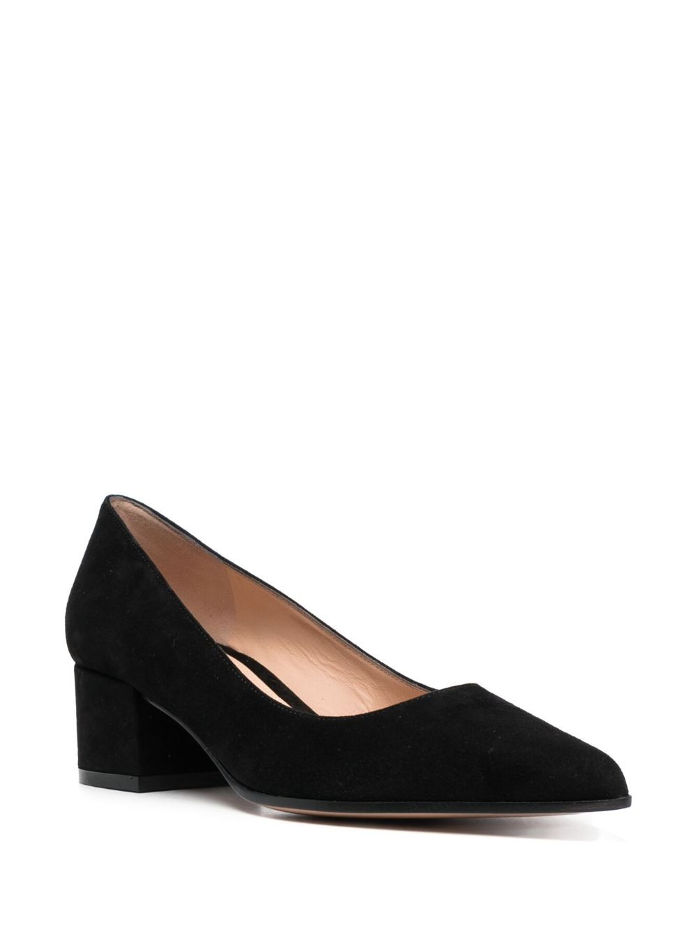 Gianvito Rossi Women Piper Suede Leather Pumps - 3