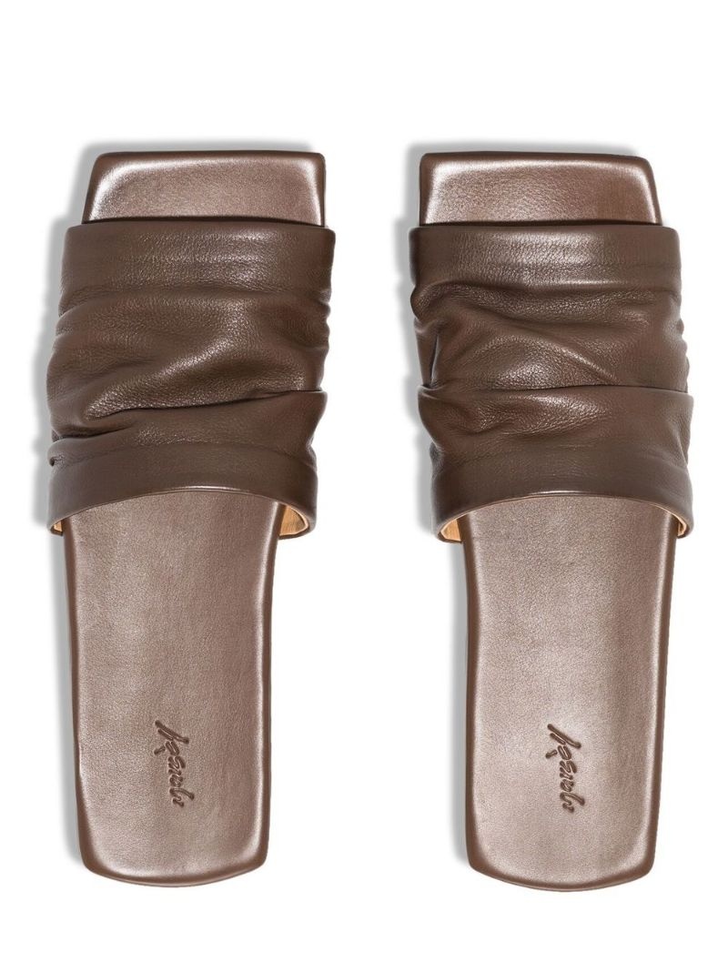 Tavola ruched flat sandals - 4
