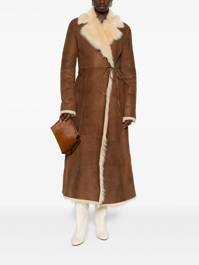 NOUR HAMMOUR Joni faux fur coat outlook