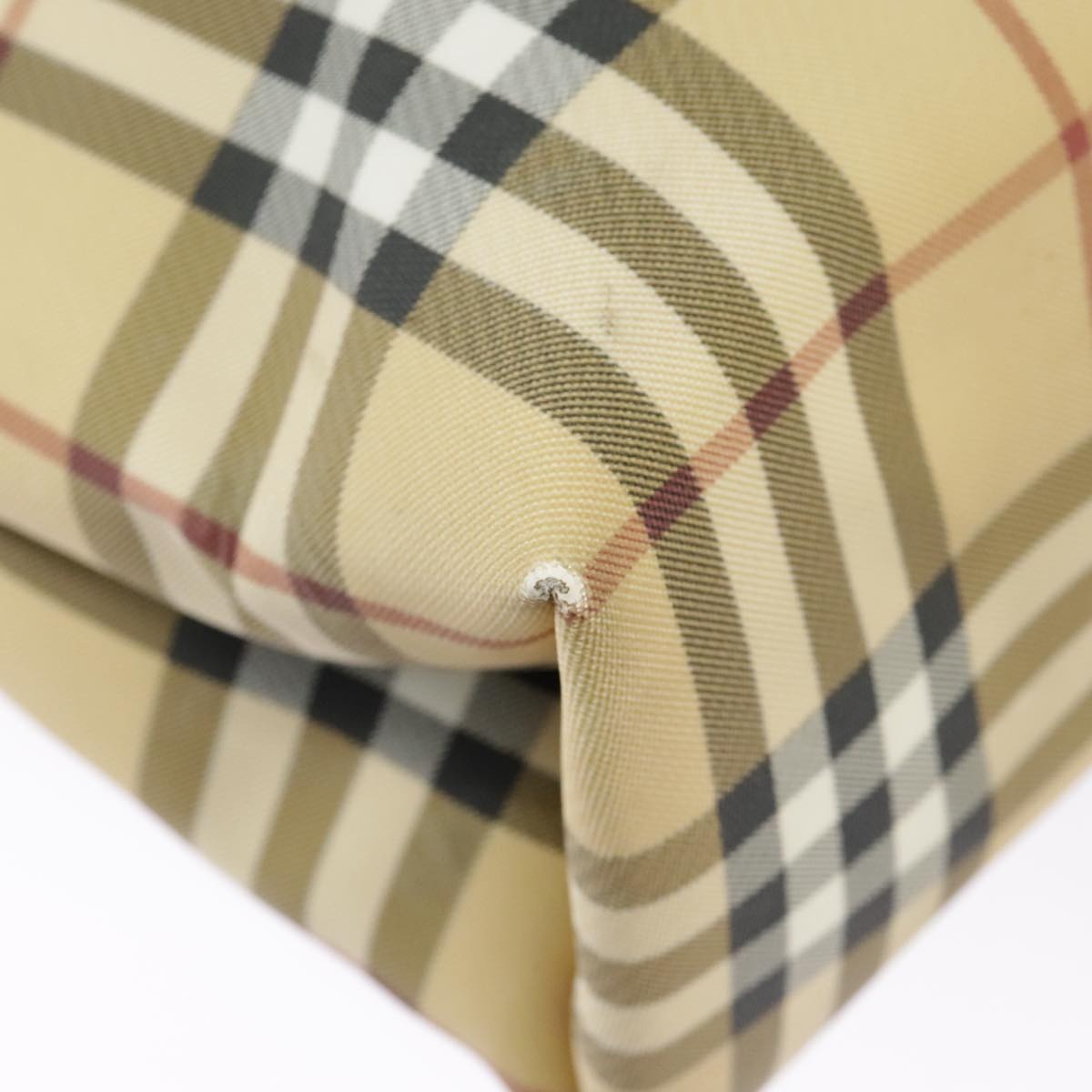 Burberry Nova Check Tote Bag Pvc Beige - 9