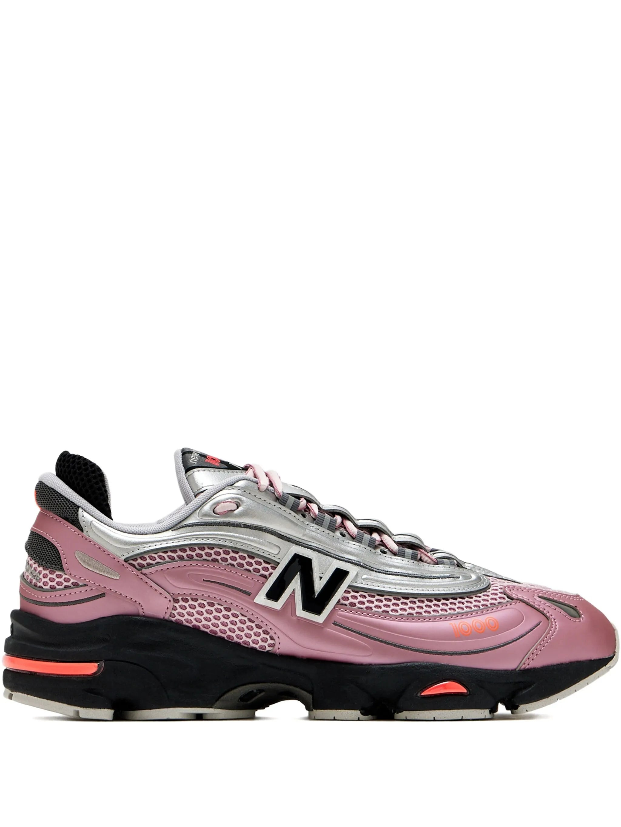 New Balance 1000 Metallic Lace-up Sneakers - 1