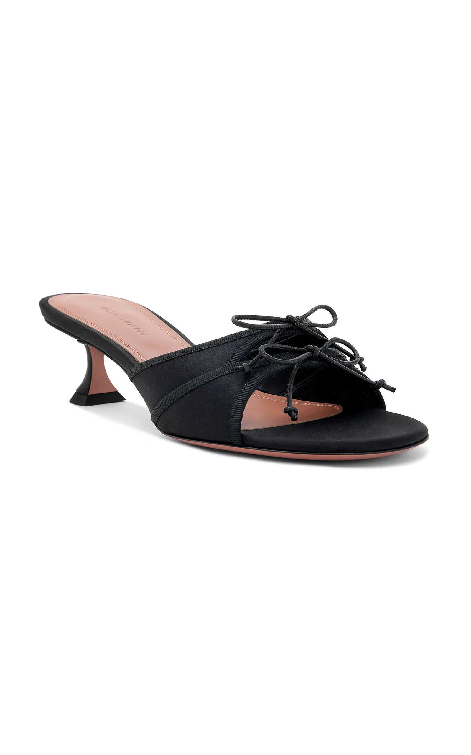 Eleonora Satin Mules black - 1