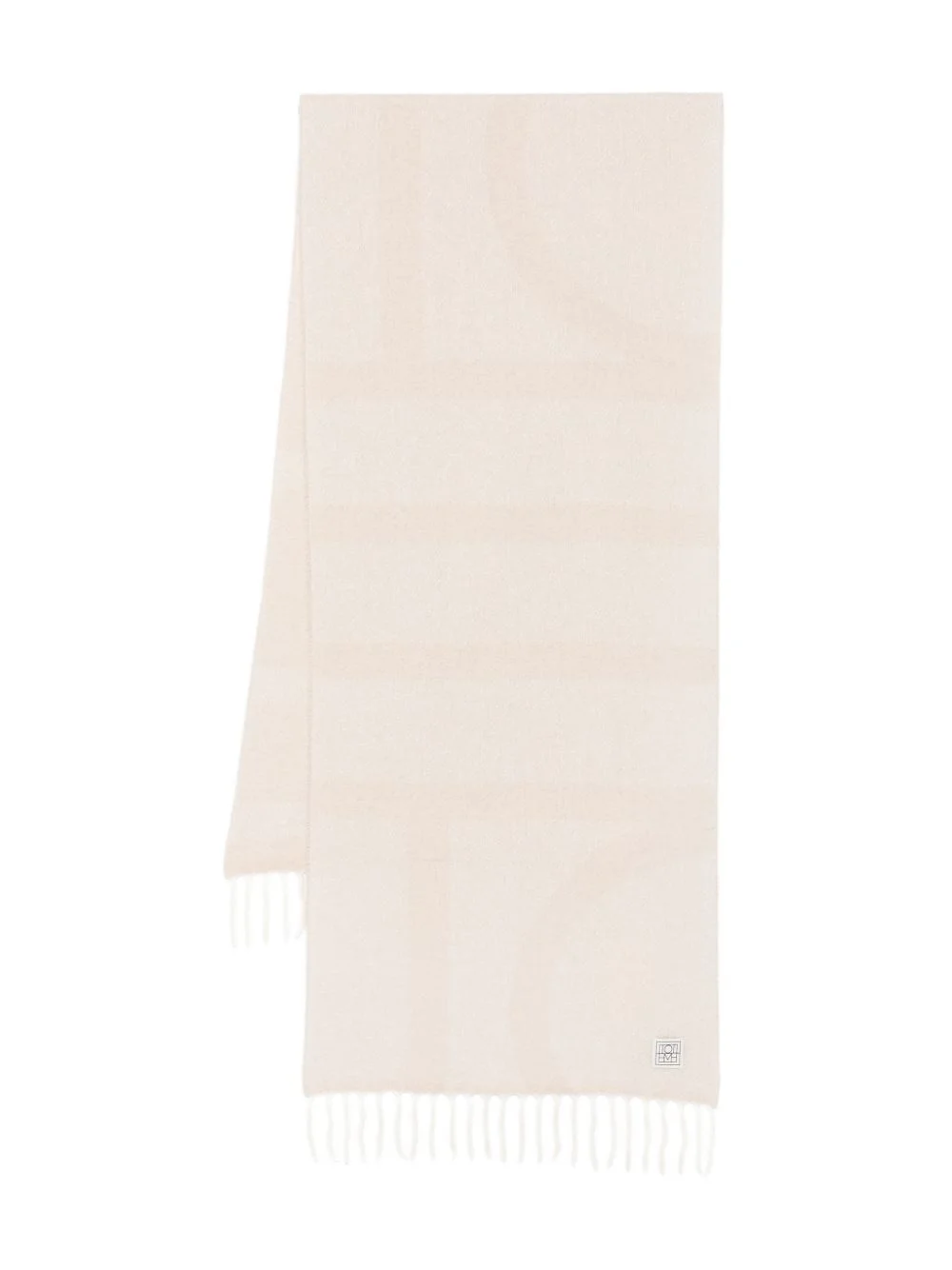 Monogram wool scarf - 1