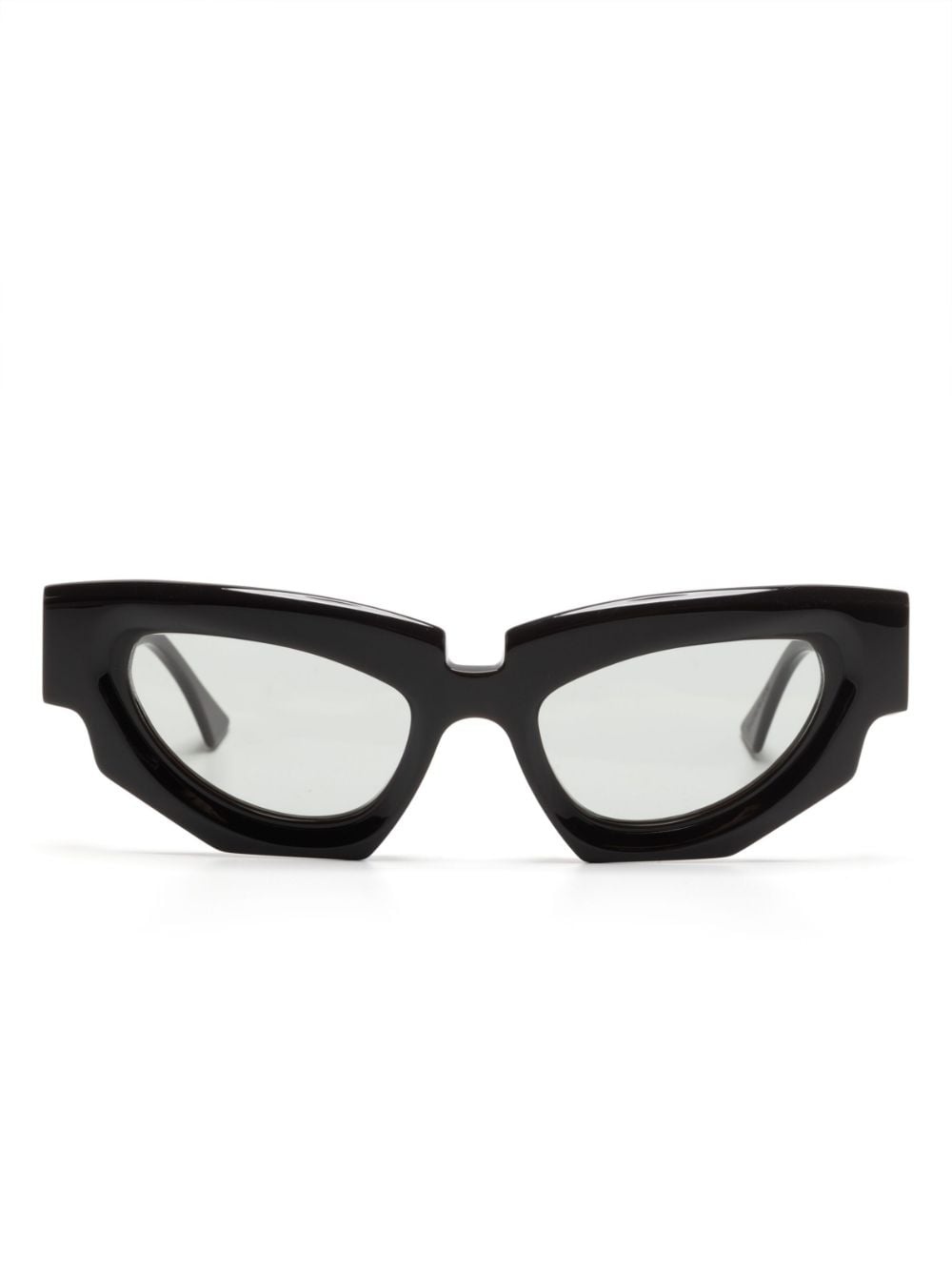 asymmetric-frame tinted sunglasses - 1