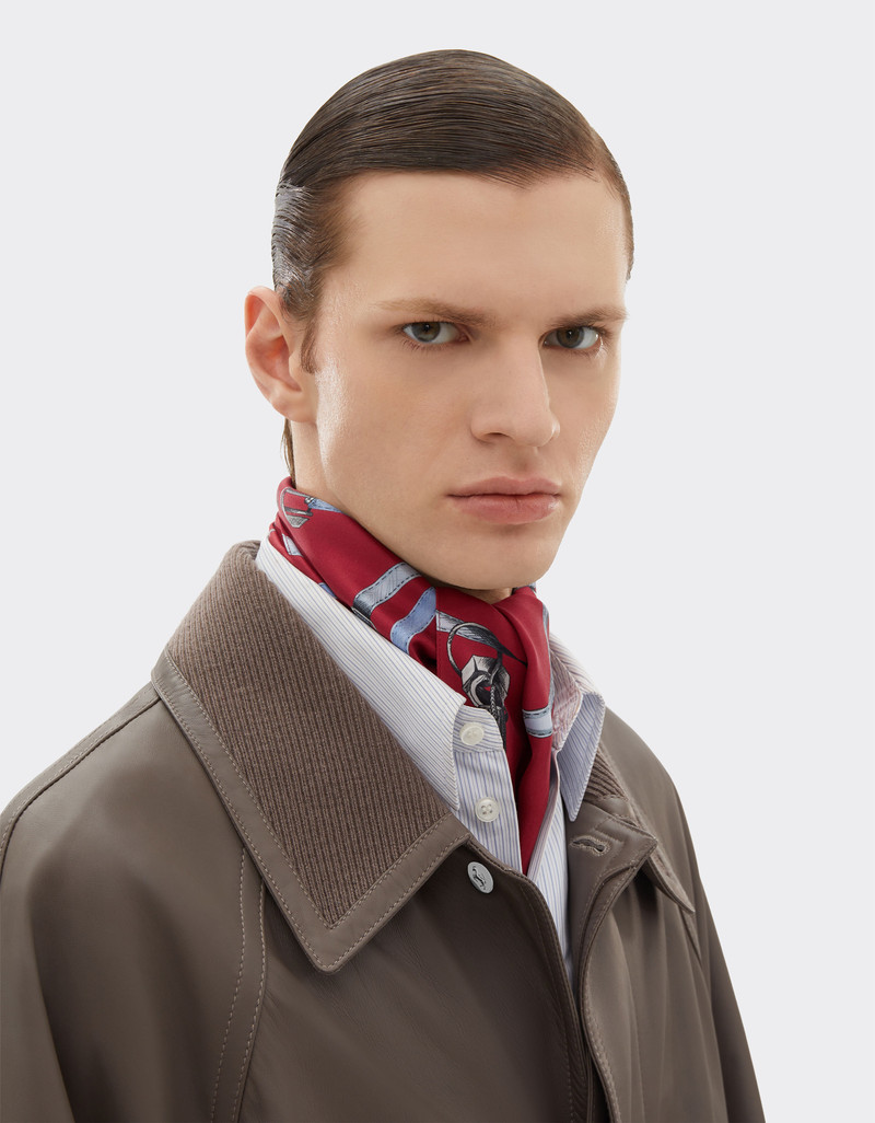 Ferrari Shelley in silk twill with Ferrari Closet print outlook