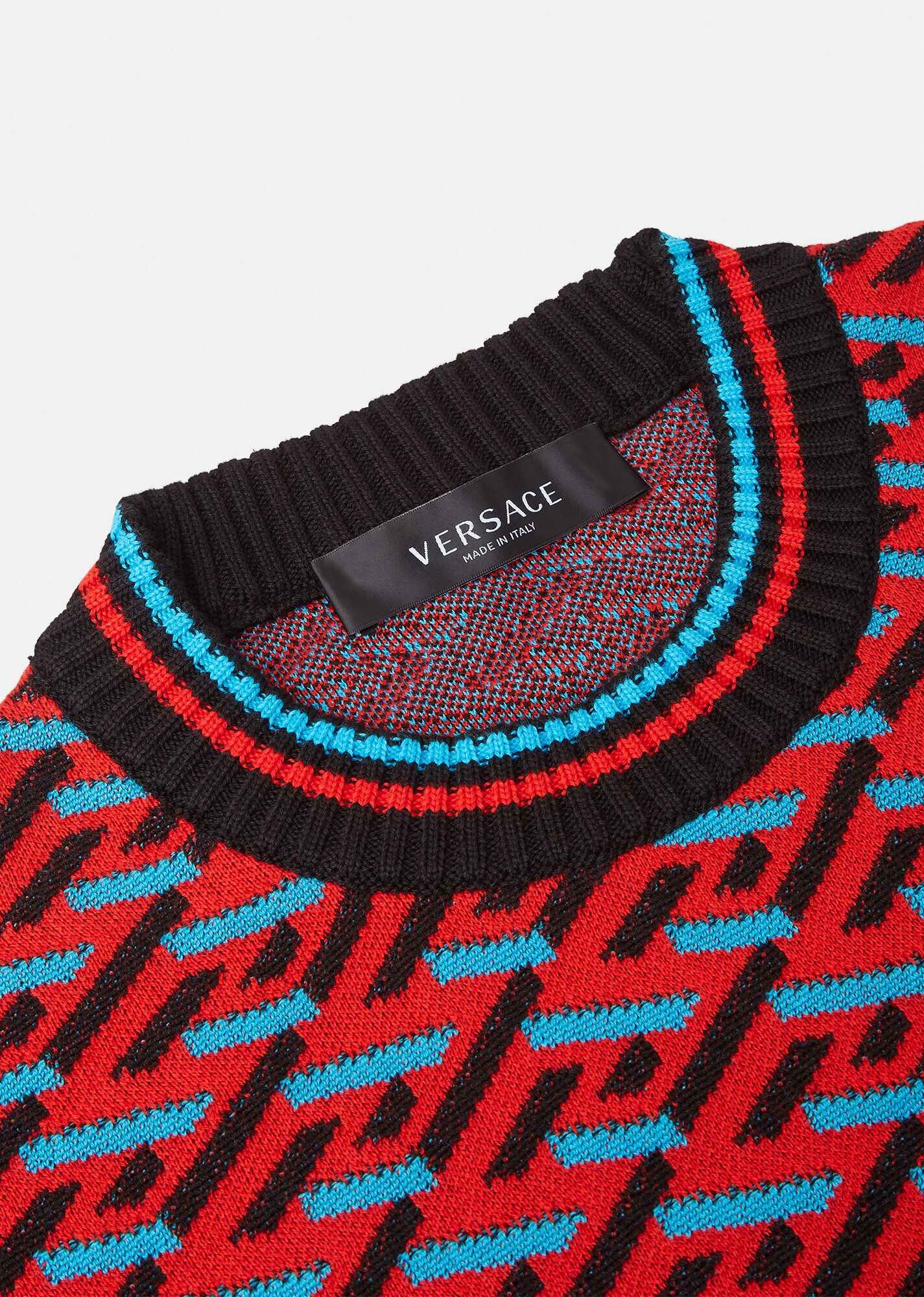 La Greca Jacquard sweater - 4