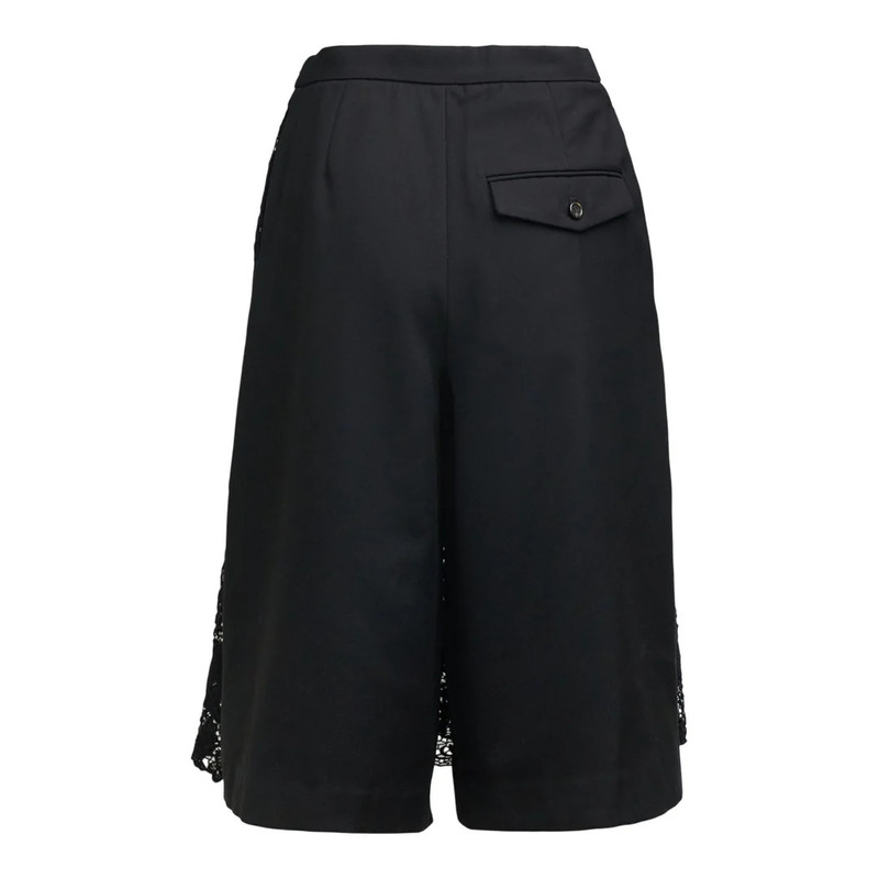 pushBUTTON Black Front Pleated Skort outlook