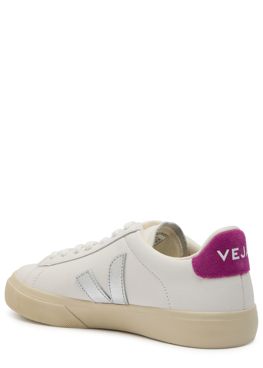 Veja Campo Logo-appliquéd Grained Leather Sneakers - 2