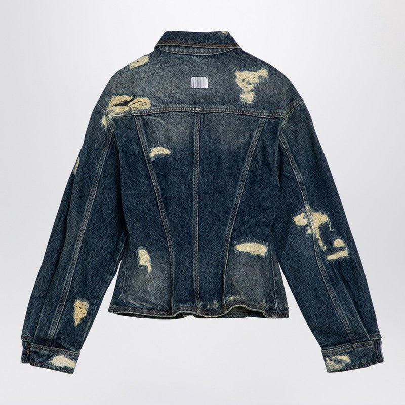 Marc Jacobs Washed Denim Jacket With Worn Details Women - 2