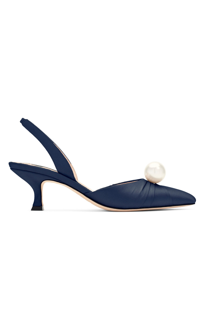 VANDERBILT KITTEN HEEL - MIDNIGHT - 1