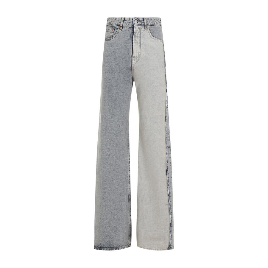 MM6 Maison Margiela 5 Pockets Pants in Light Blue - 5