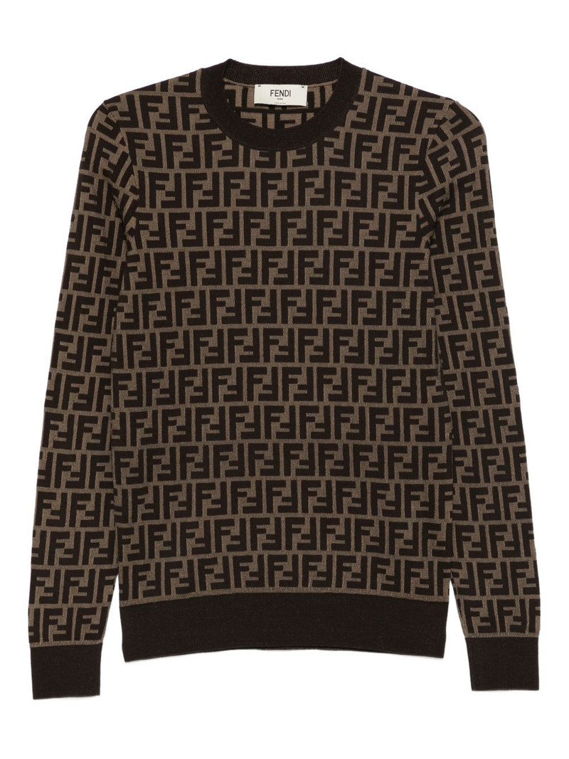 logo pattern sweater 1