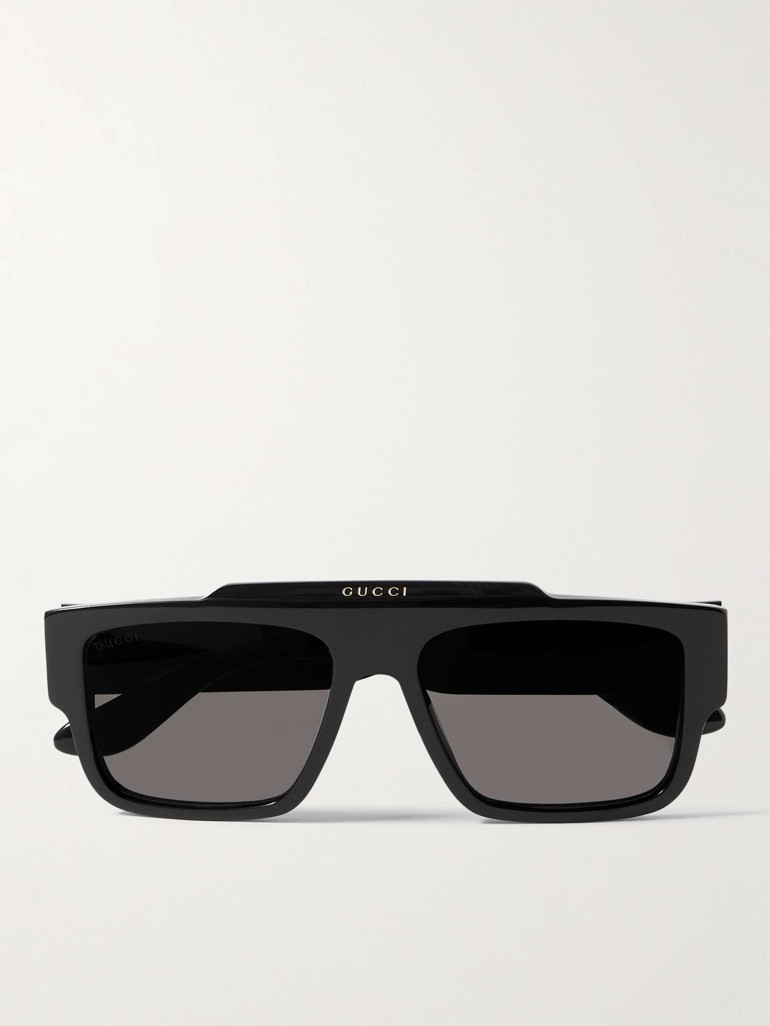 Square-Frame Recycled-Acetate Sunglasses - 1