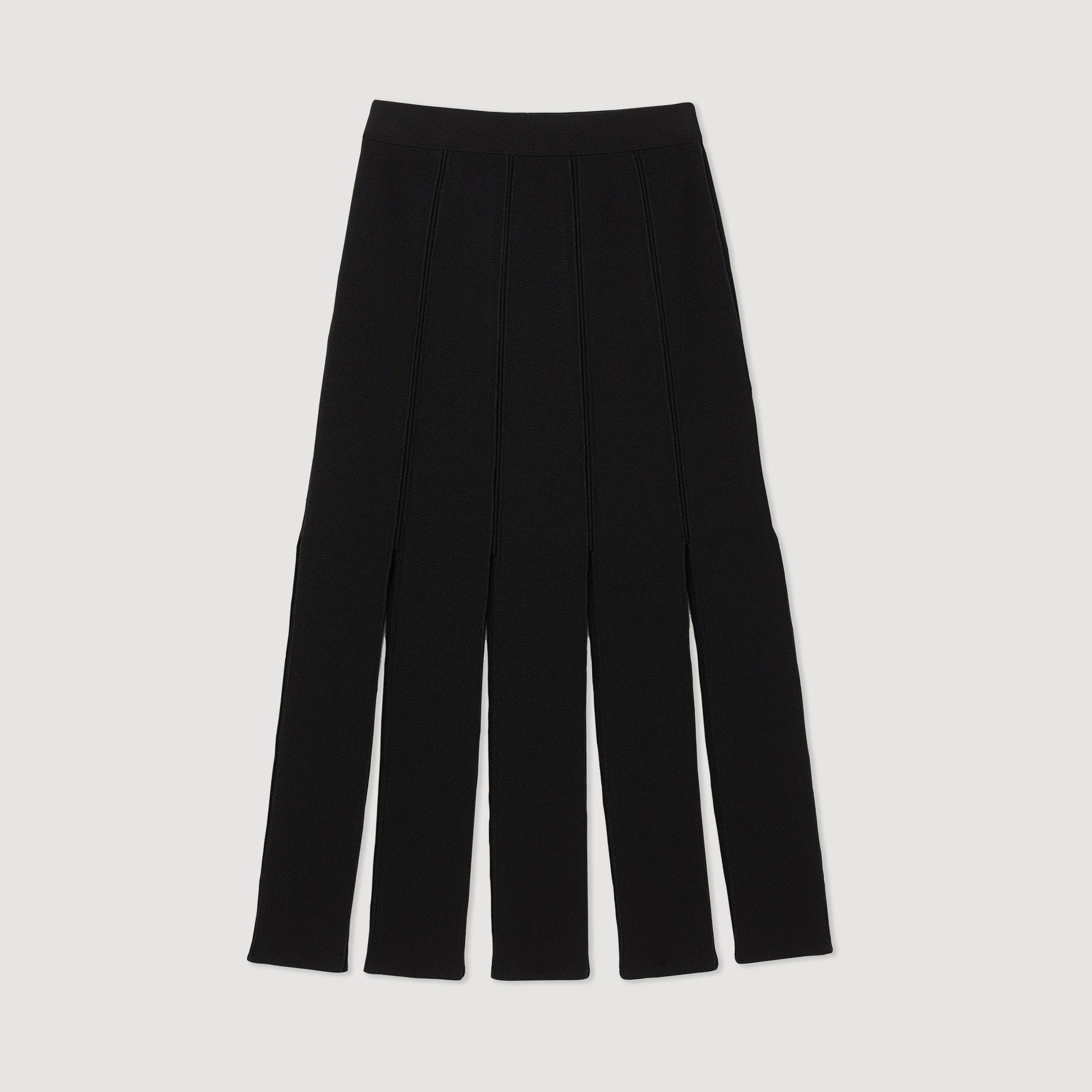 Knitted skirt with wide fringes - 1