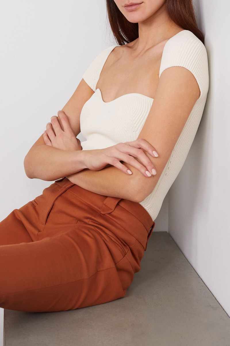 Ista ribbed-knit top 3