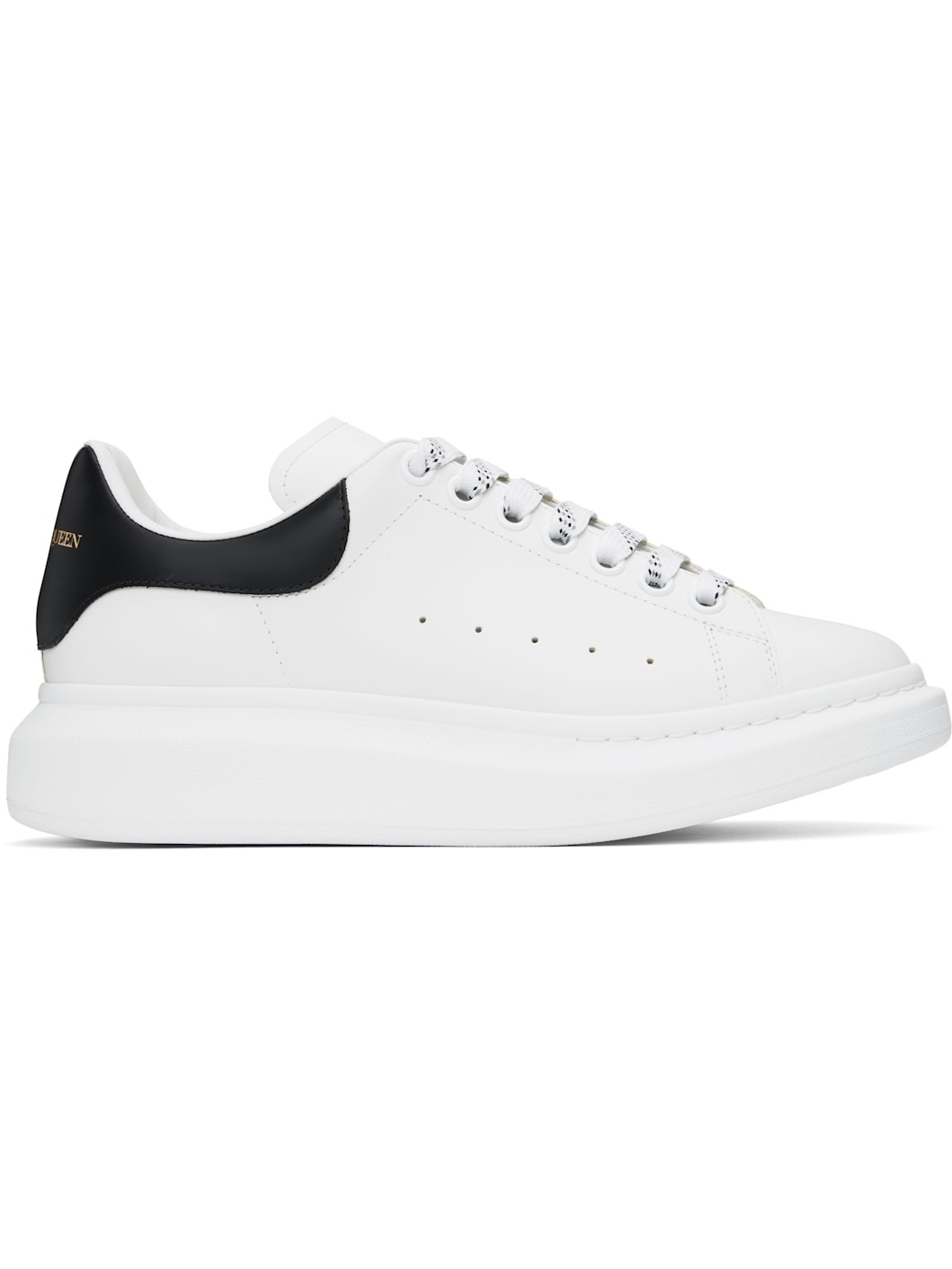 White & Black Oversized Sneakers - 1