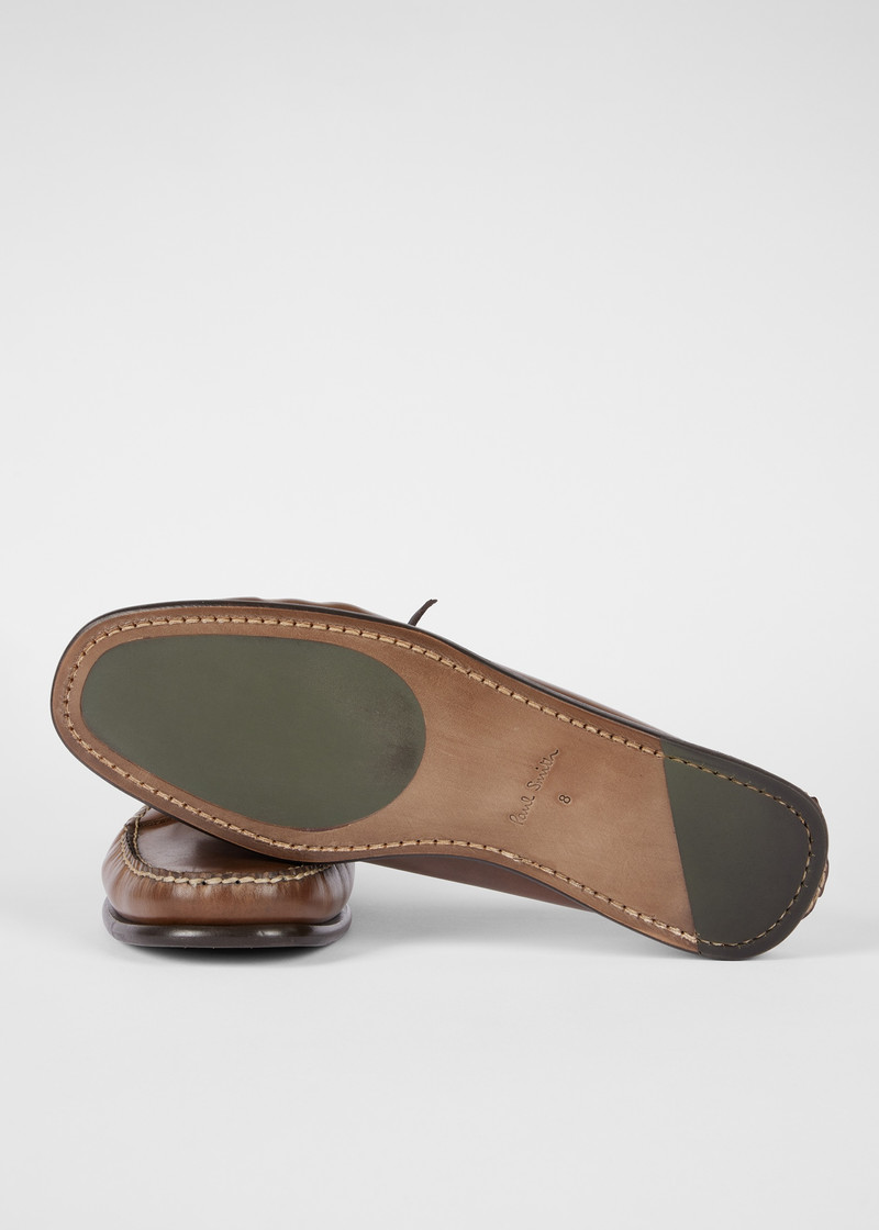 Paul Smith Brown Leather 'Truro' Shoes outlook