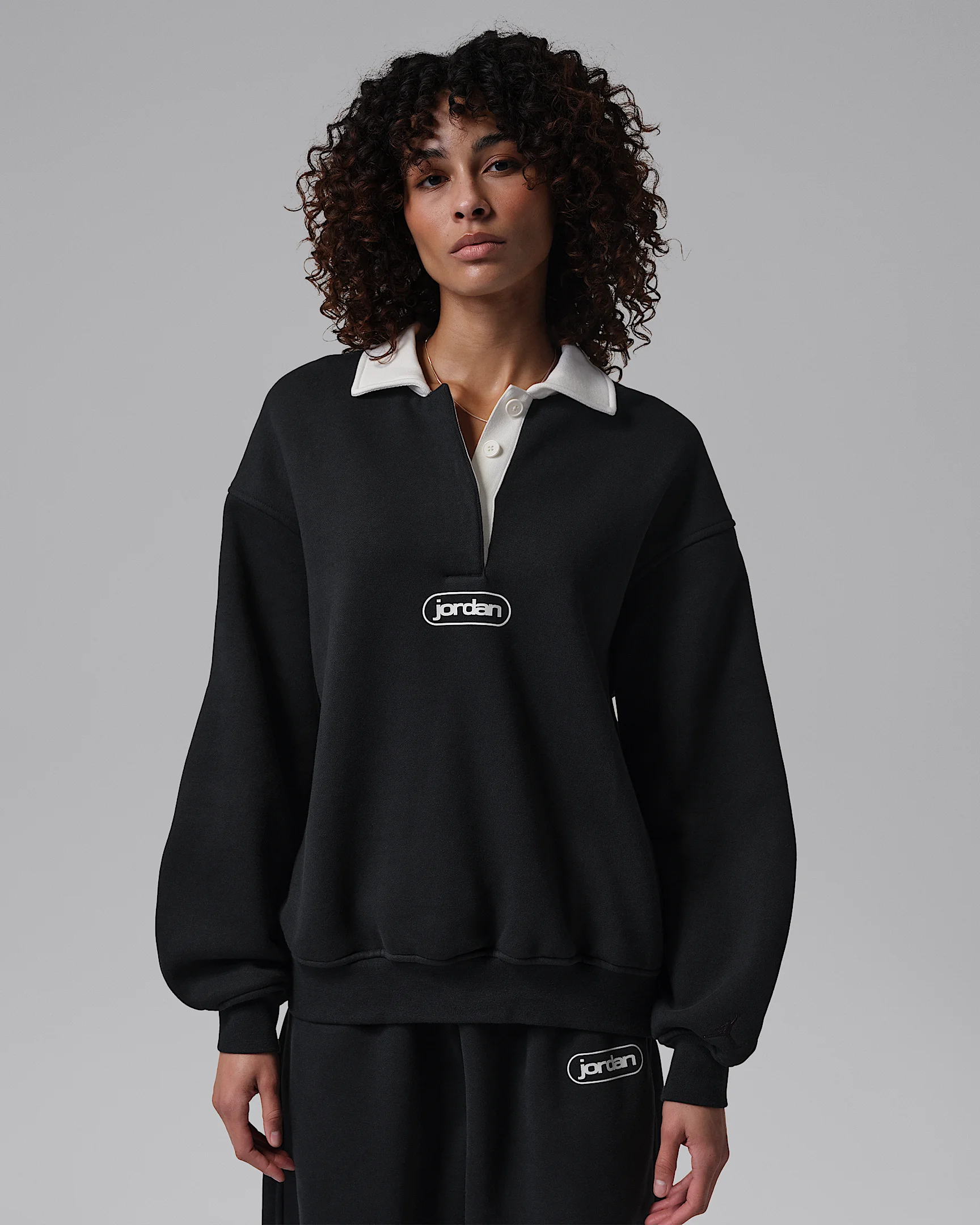 Jordan Flight Fleece Women's Rugby Top - 1