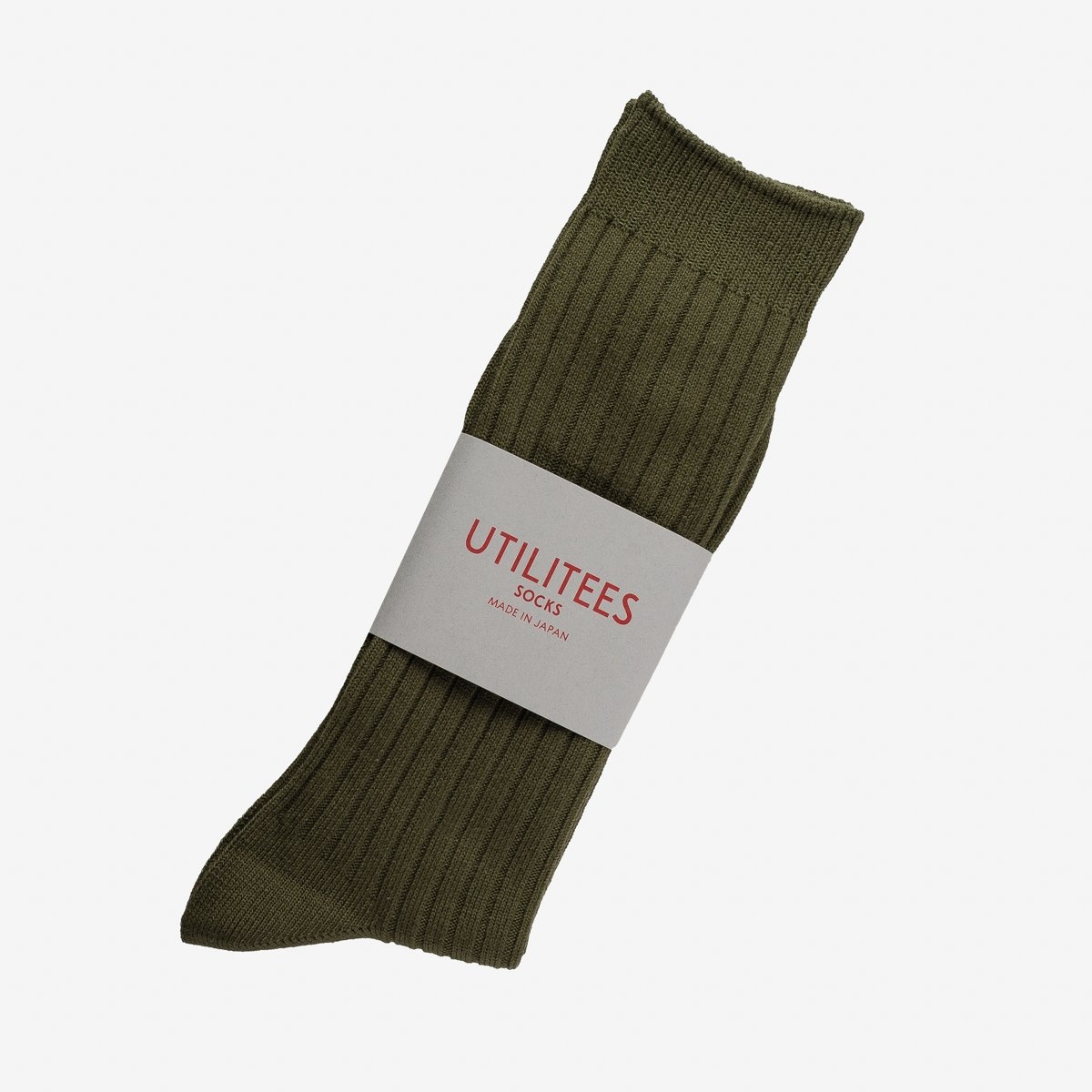 UTCS-KHA UTILITEES Mixed Cotton Crew Socks - Khaki - 2