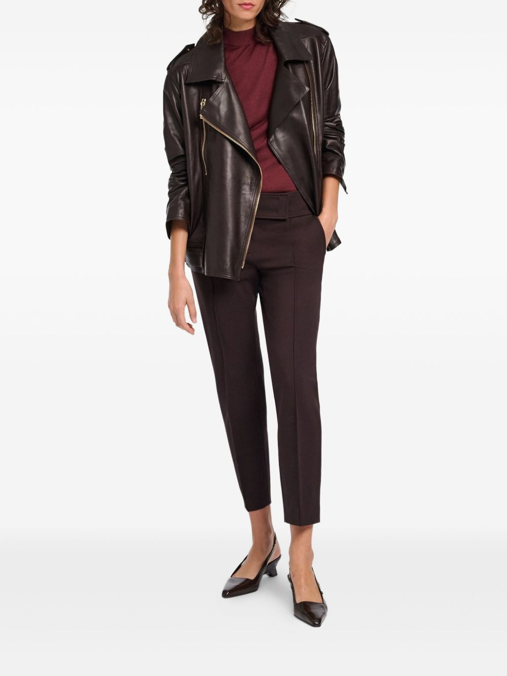Emotional Essence Milano-stitch cigarette trousers - 2