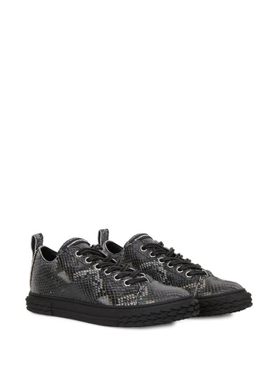 Giuseppe Zanotti Blabber snakeskin-effect sneakers outlook