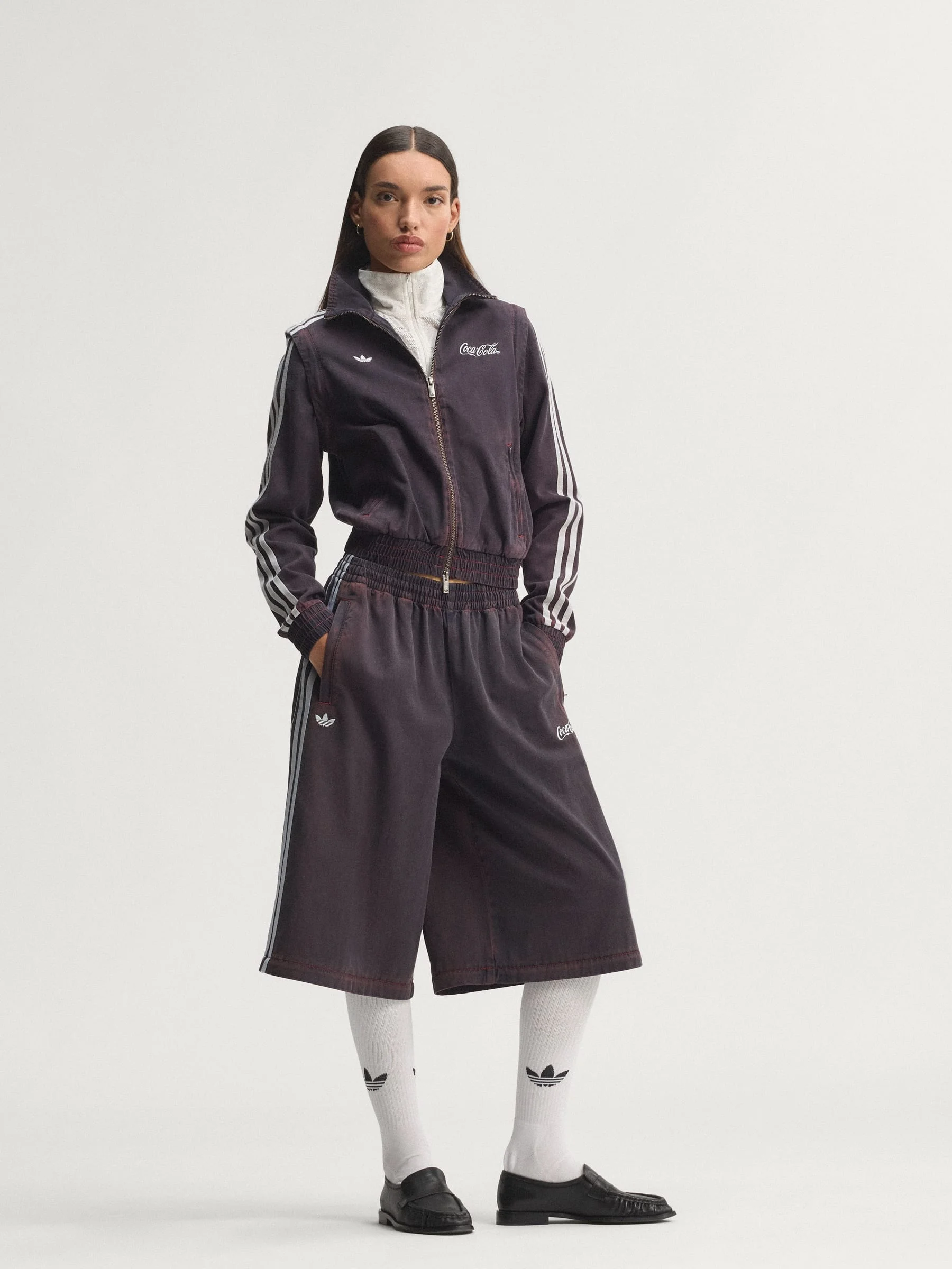 ADIDAS X COCA-COLA FIREBIRD REG DENIM TRACK TOP - 1