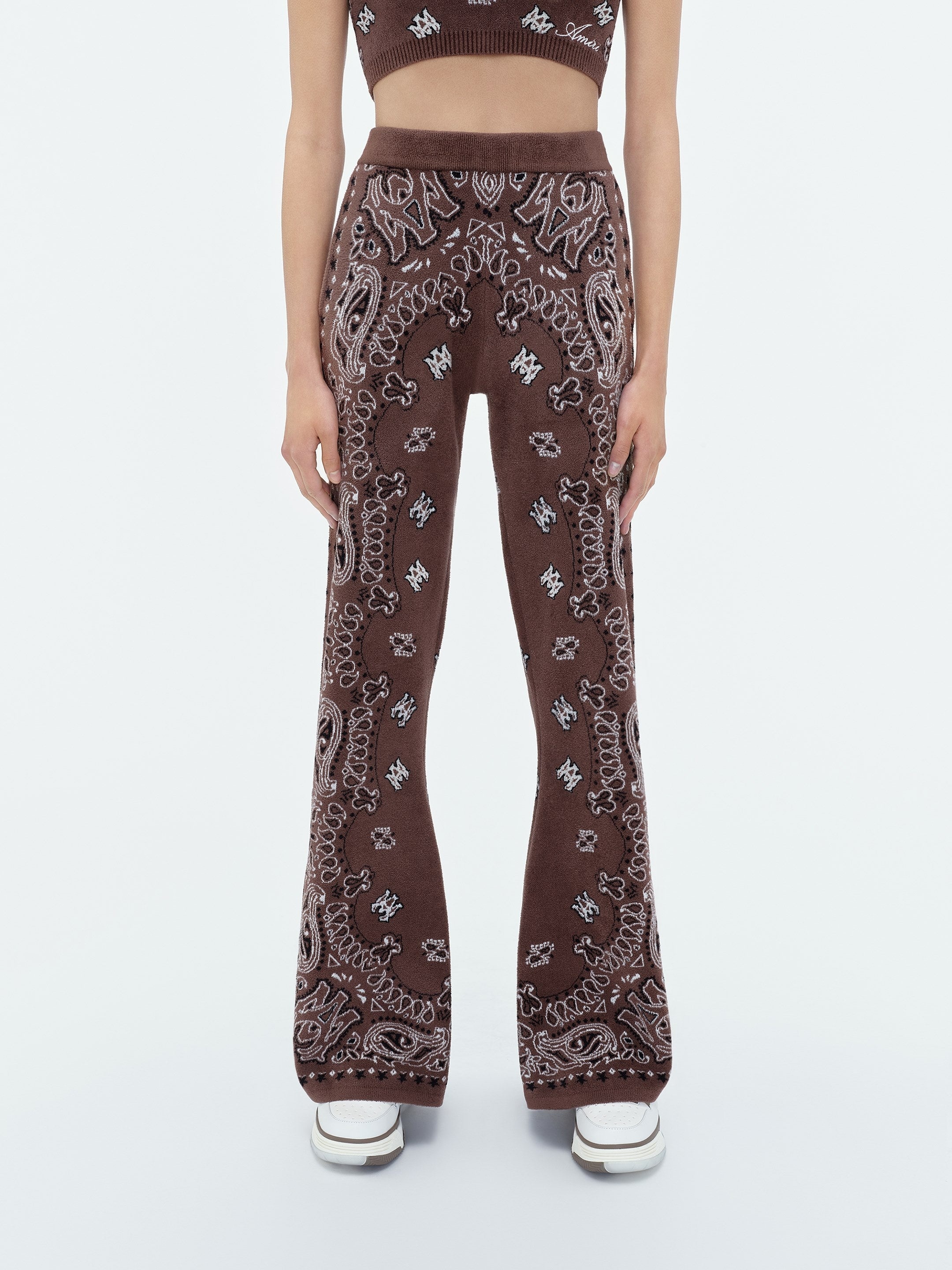 BANDANA FLARED SWEATPANT - 2