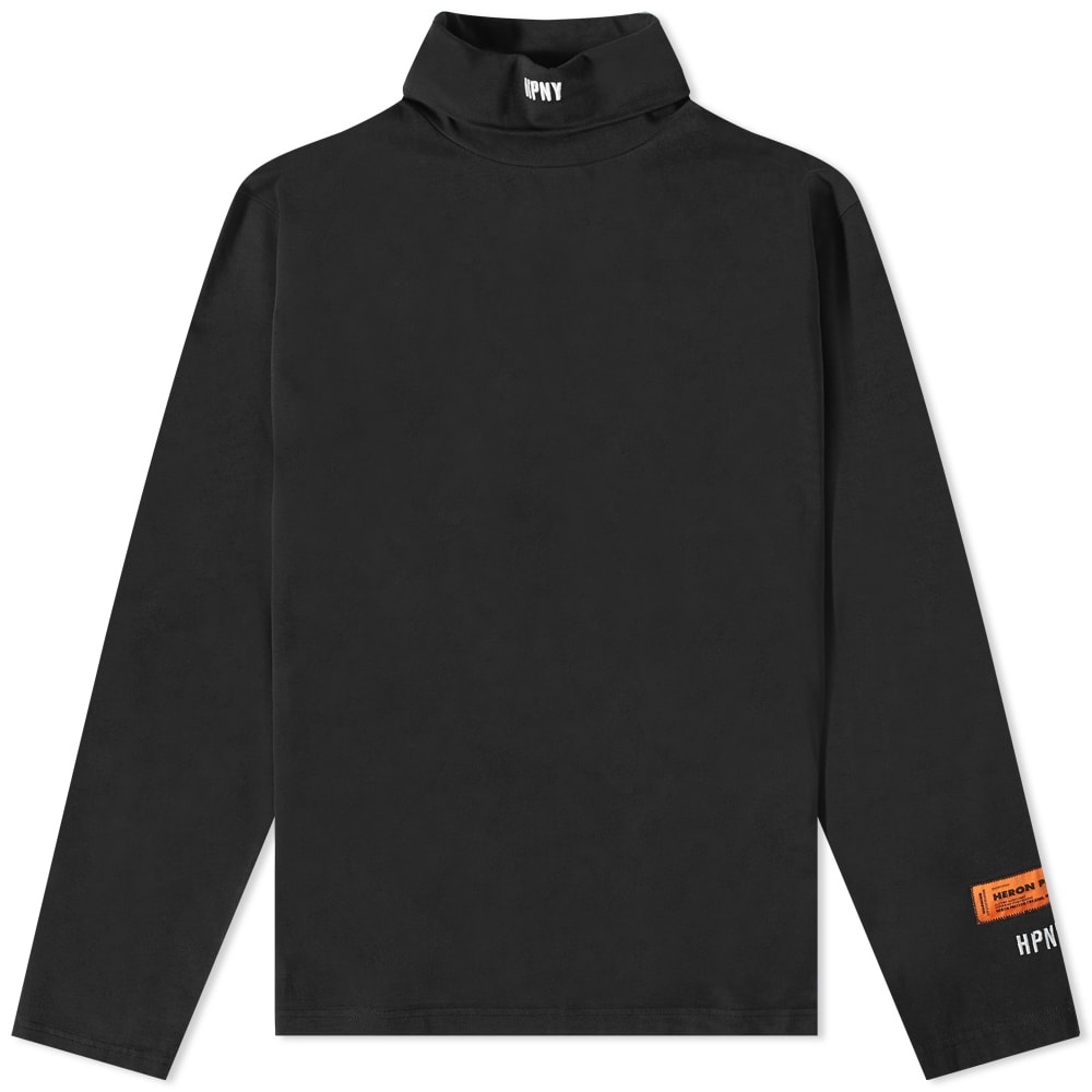 Heron Preston Long Sleeve HPNY Emblem Rollneck T-Shirt - 1