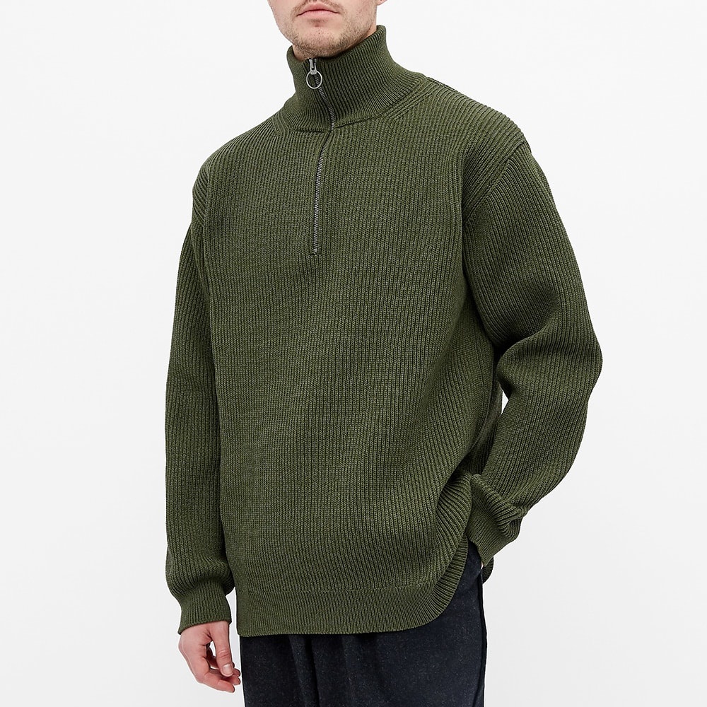 Nanamica Knitted Half Zip Sweat - 4