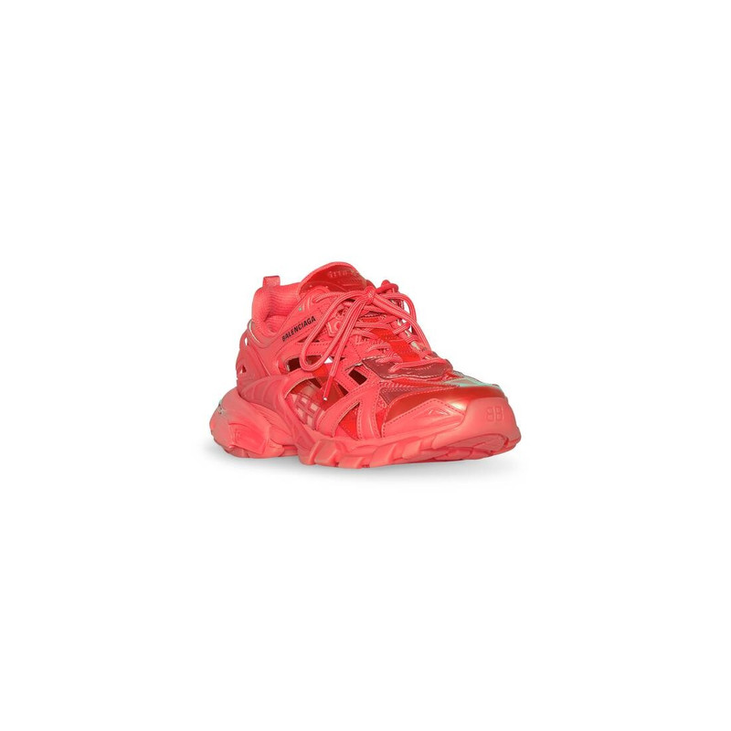 BALENCIAGA Men's Track.2 Sneaker Clear Sole in Red outlook