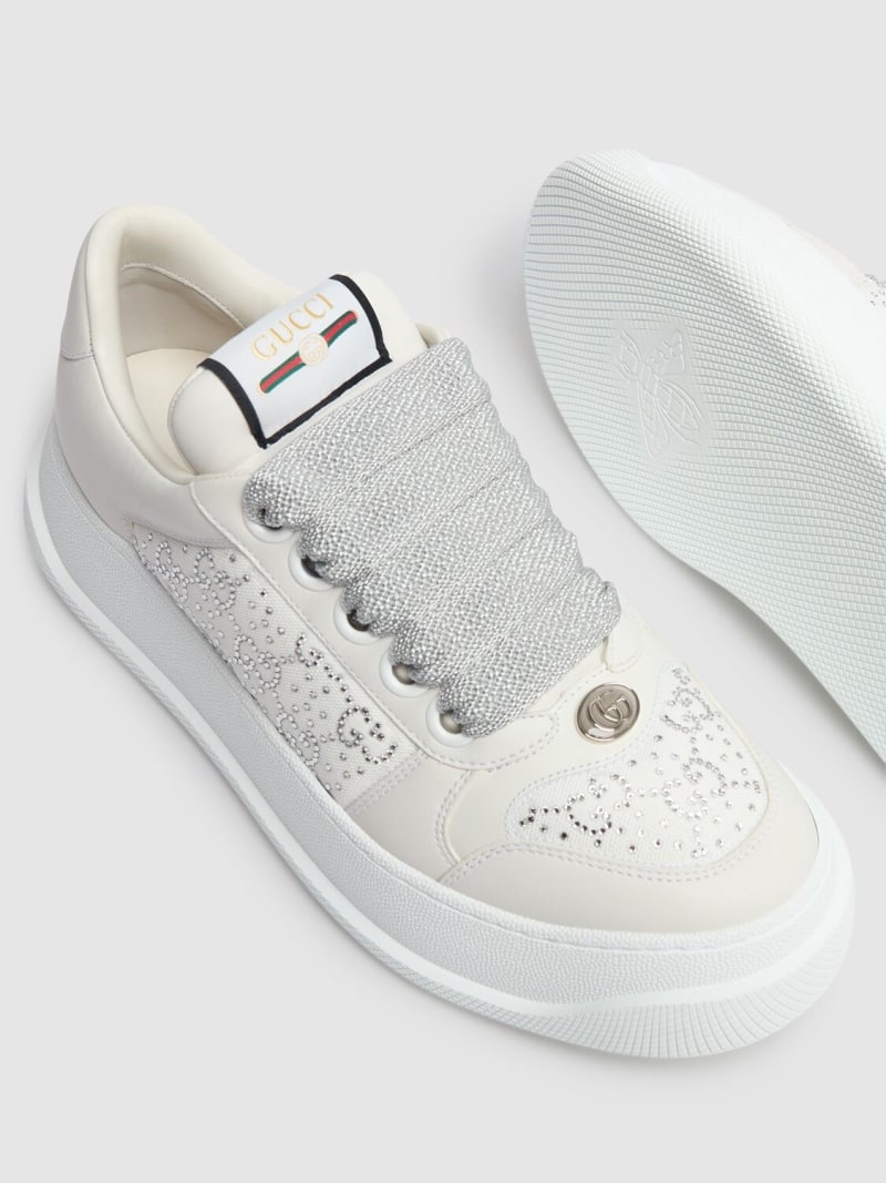 Double Screener leather sneakers - 4