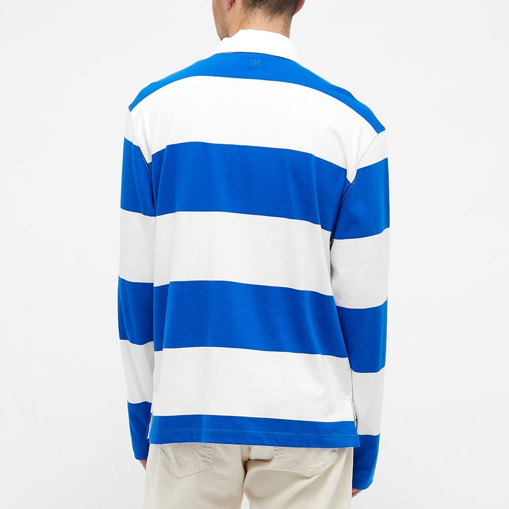 AMI Heart Striped Rugby Shirt - 5