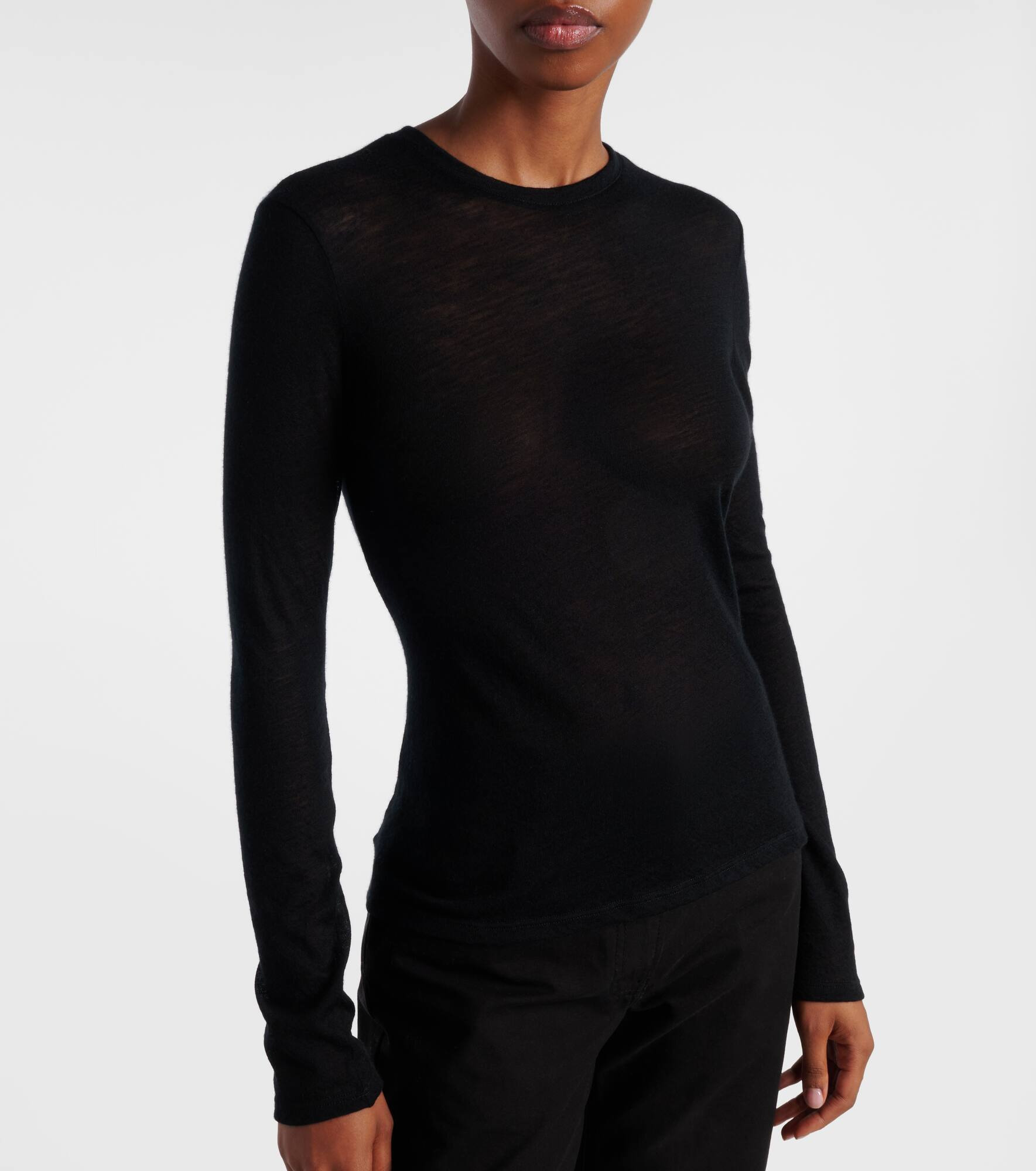 Iverness knitted cashmere top - 6