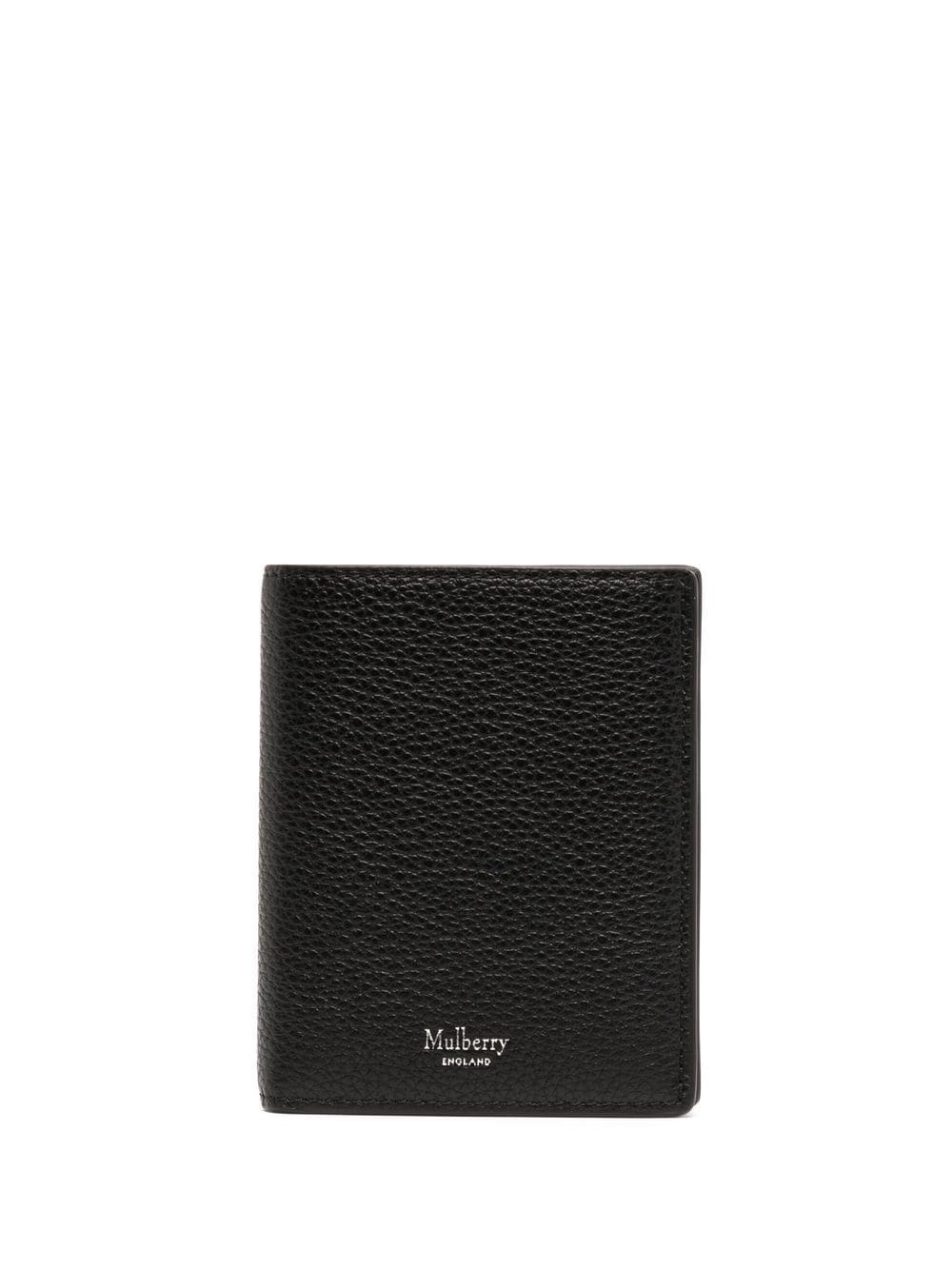 logo-detail leather wallet - 1