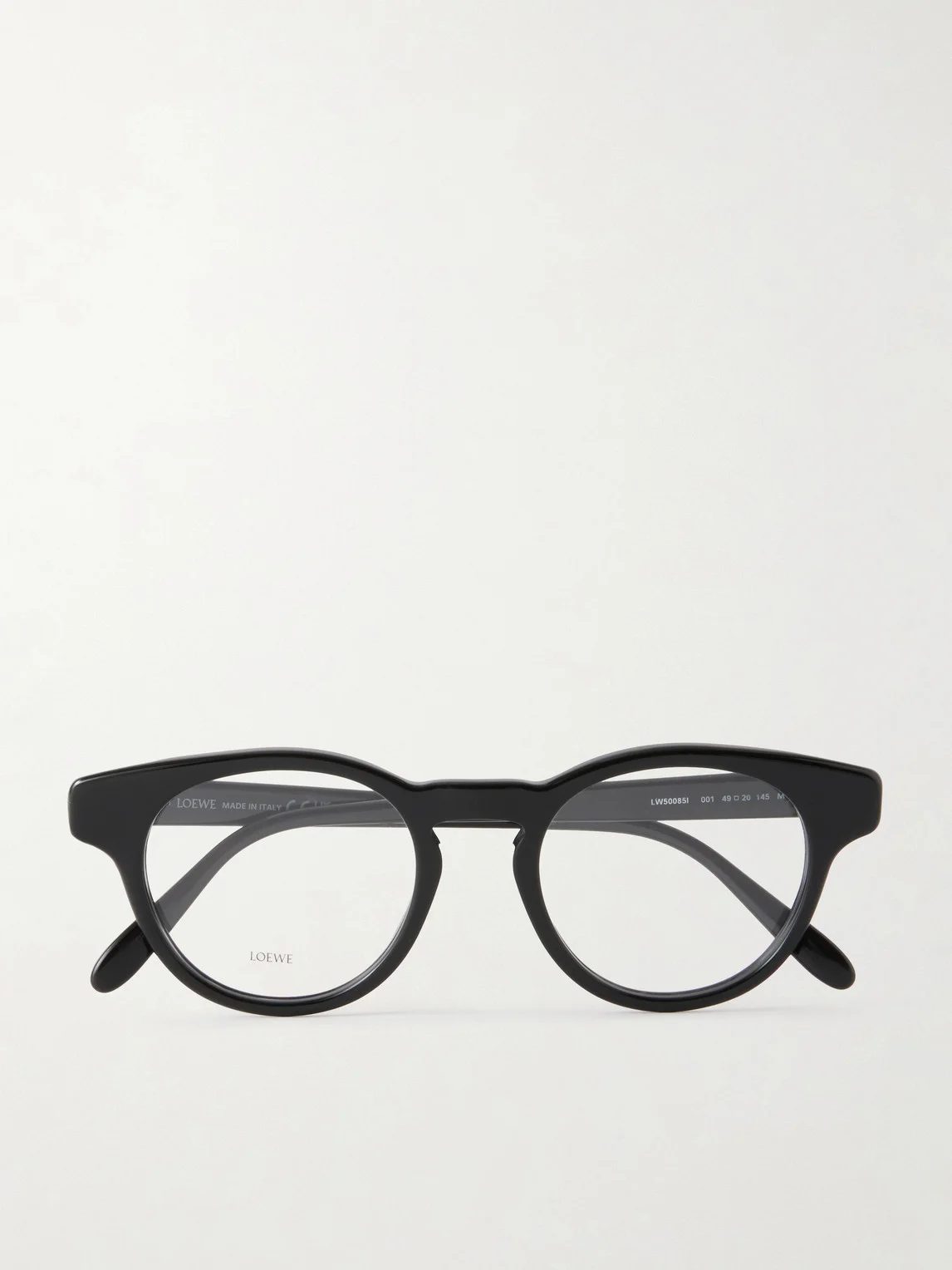 Slim Round Acetate Glasses - 1