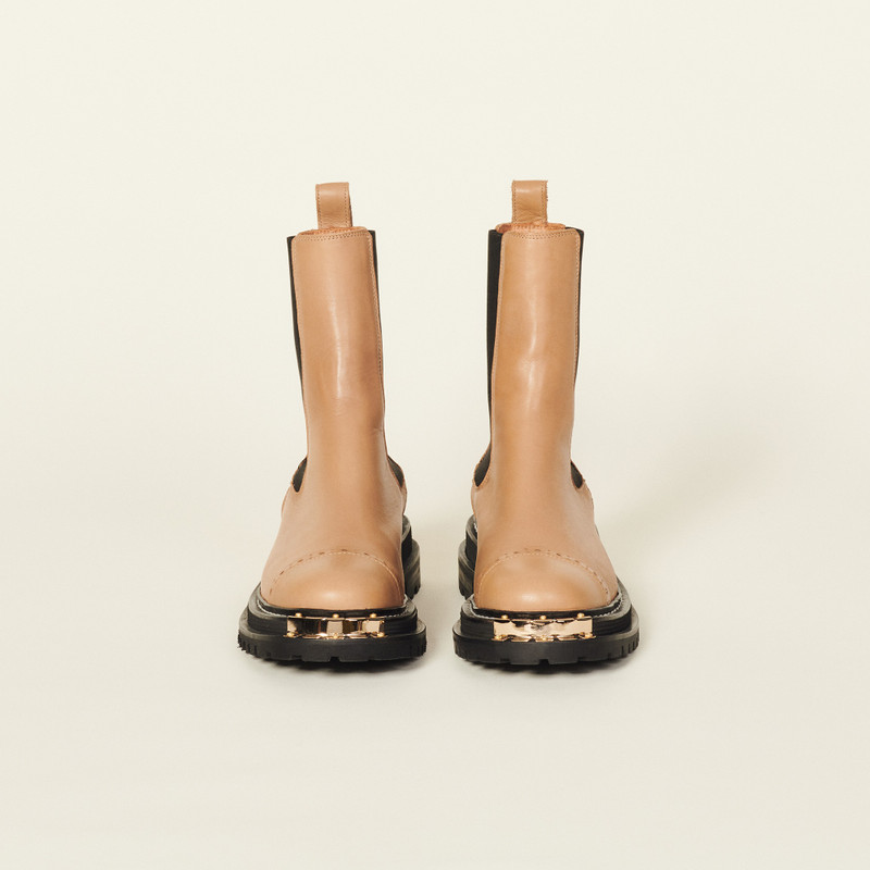Sandro Ankle boots with notched sole outlook