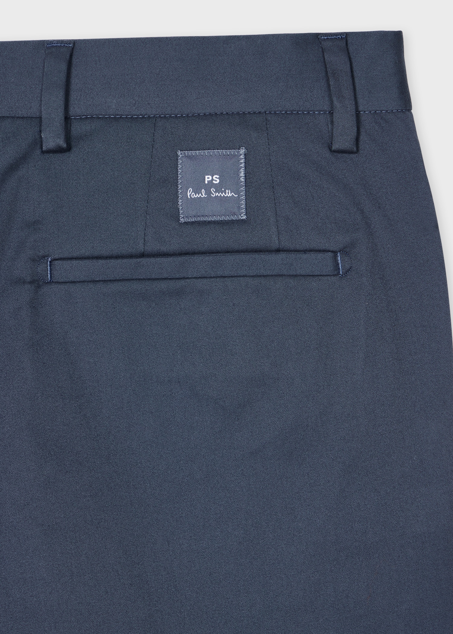 Mid-Fit Stone Blue Stretch-Cotton Chinos - 2