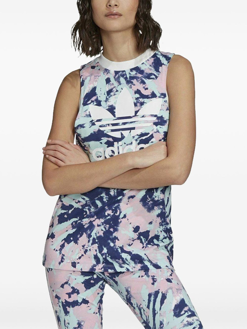sleeveless printed tank top 1