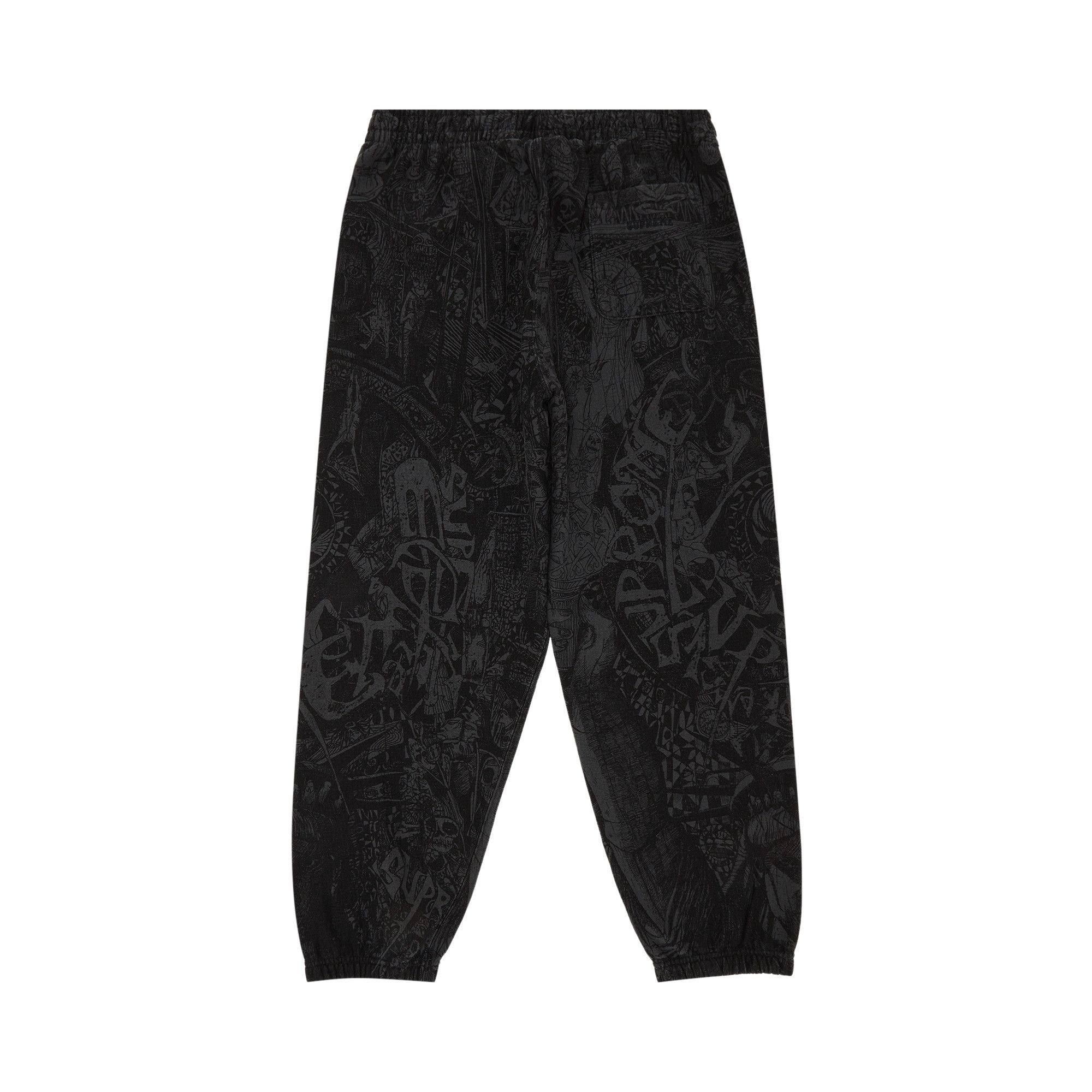 Supreme Liberty Sweatpant 'Washed Black' - 2